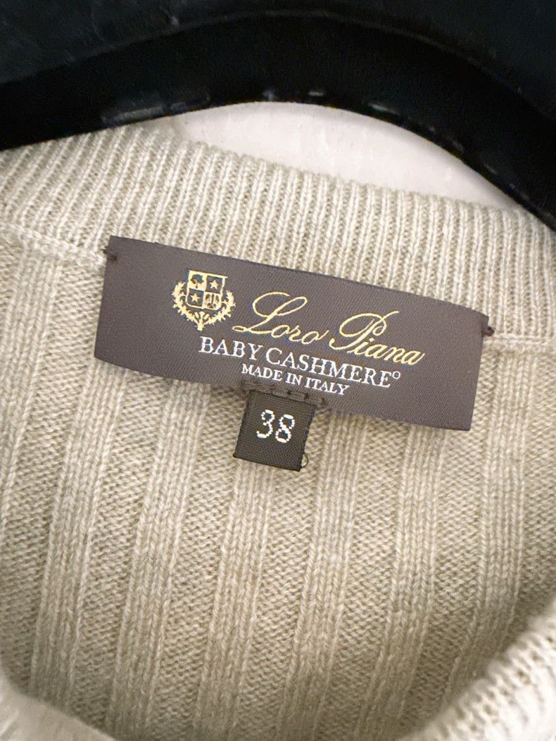 Loro Piana LORO PIANA Small cashmere knit jacket Size S / US 4 / IT 40 - 7 Thumbnail