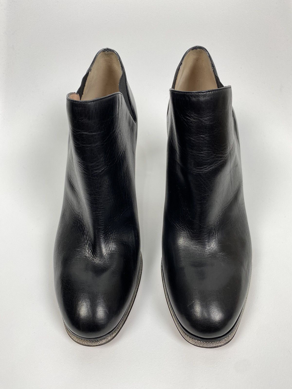 Giorgio Armani Giorgio Armani Leather Ankle Boots size 40 Size US 10 / IT 40 - 2 Thumbnail