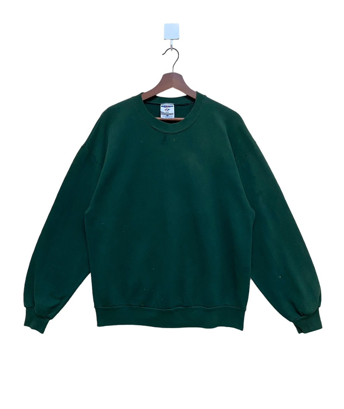 Vintage Vintage Brand Jerzees Plain Sweatshirt 1990s Size US L / EU 52-54 / 3 - 1 Thumbnail