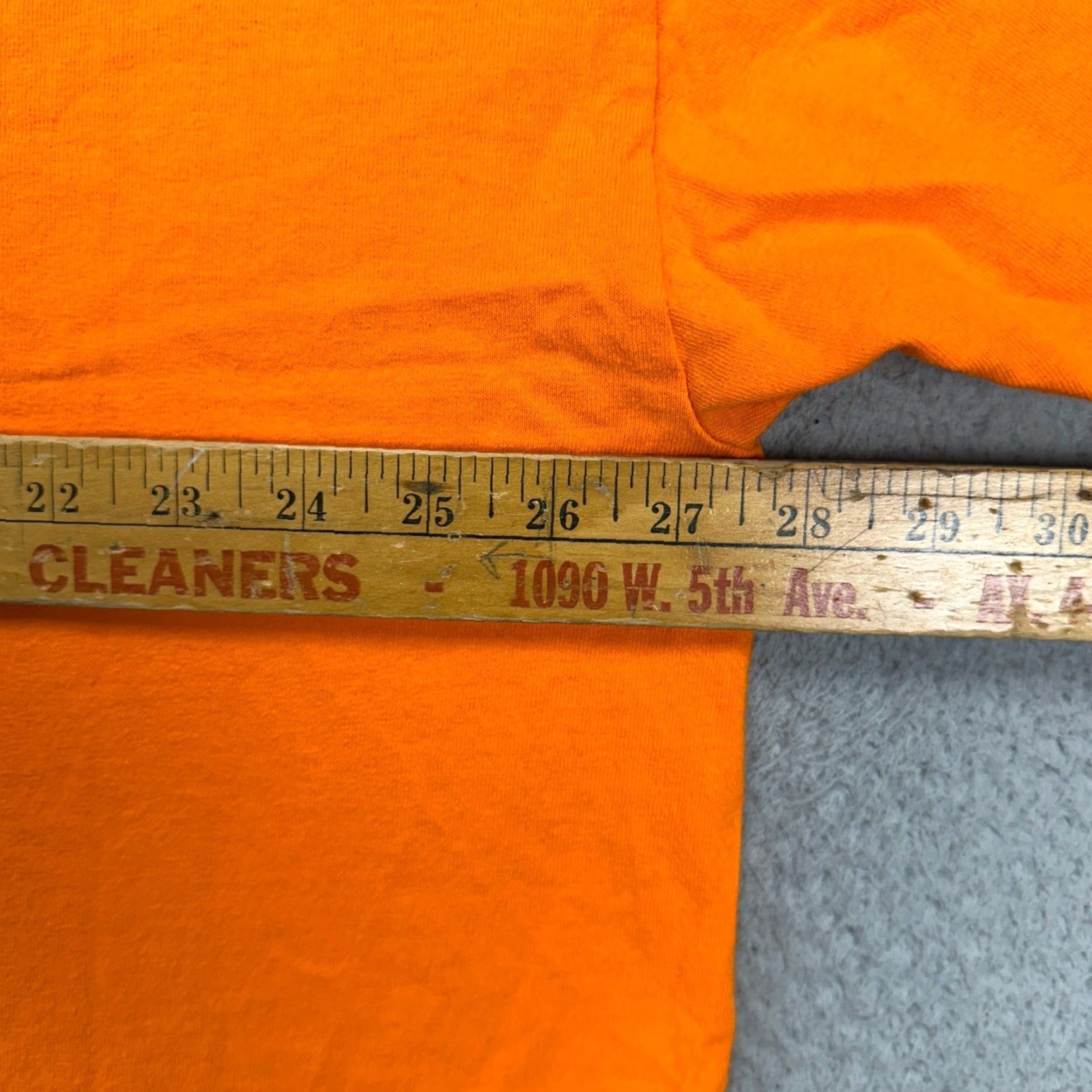 FRED Flintstones Mens T-Shirt 3XL Orange Short Sleeve Crew Neck Graphic Print Breathing Cotton Size US XXL / EU 58 / 5 - 6 Thumbnail