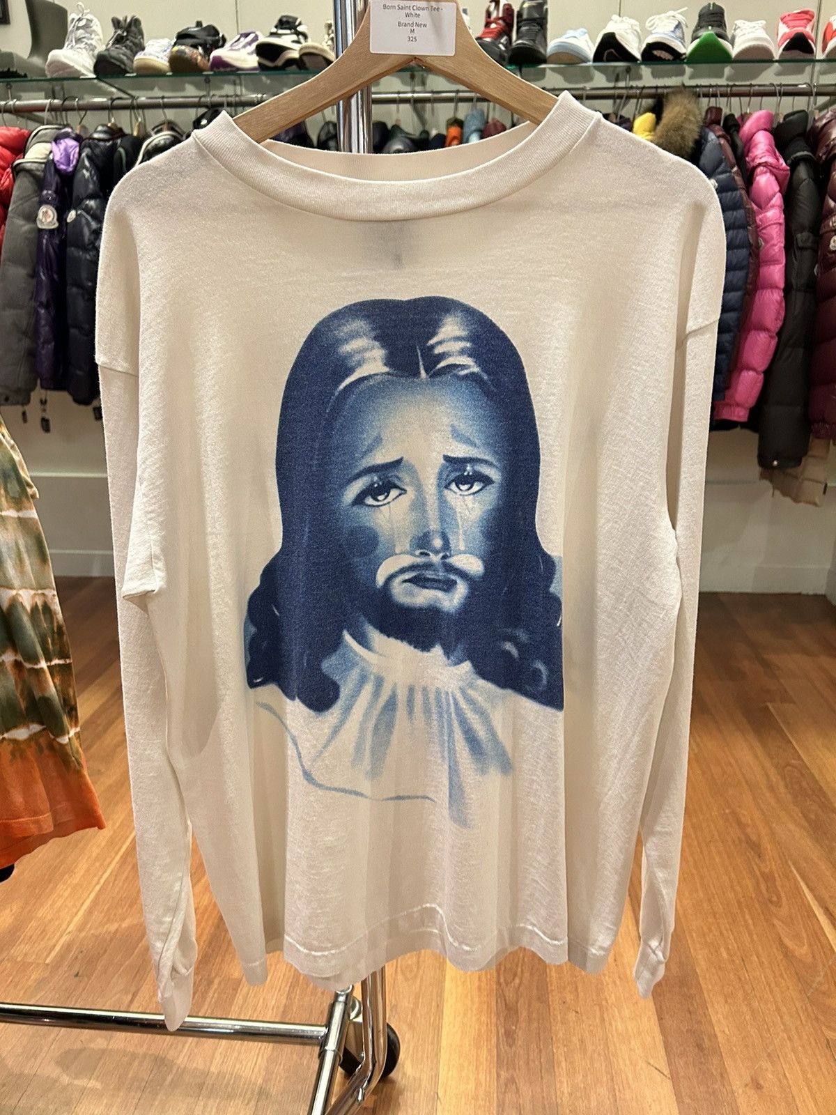 ＜SALE＞Saint Mxxxxxx ＋BORN X RAISED CLOWN プリントTシャツ Saint Mxxxxxx x Born X Raised Clown L/S T-Shirt Vintage
