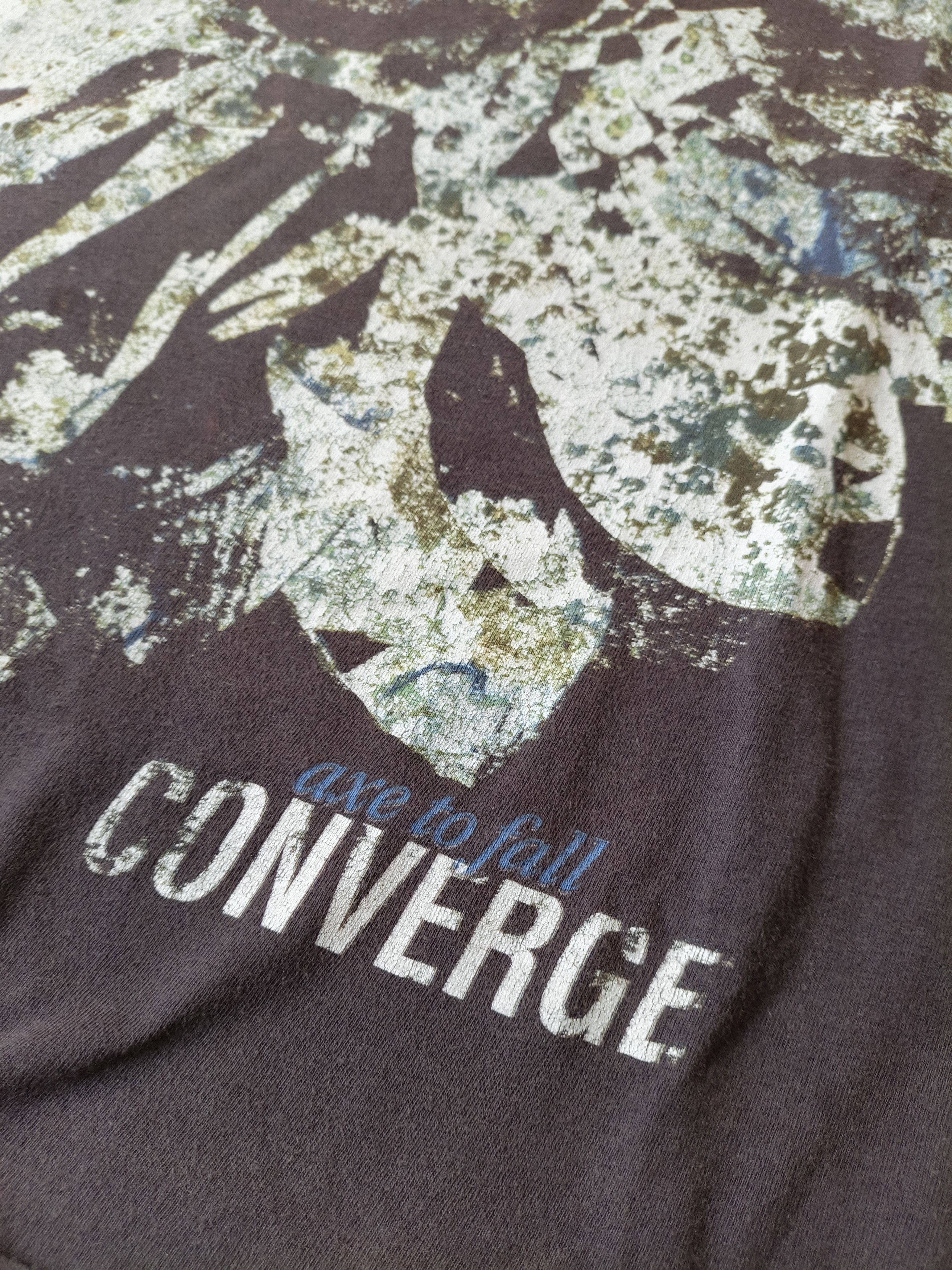 Japanese Brand Vintage Converge “Axe to Fall” T-Shirt – Beautiful Faded Size US L / EU 52-54 / 3 - 6 Thumbnail