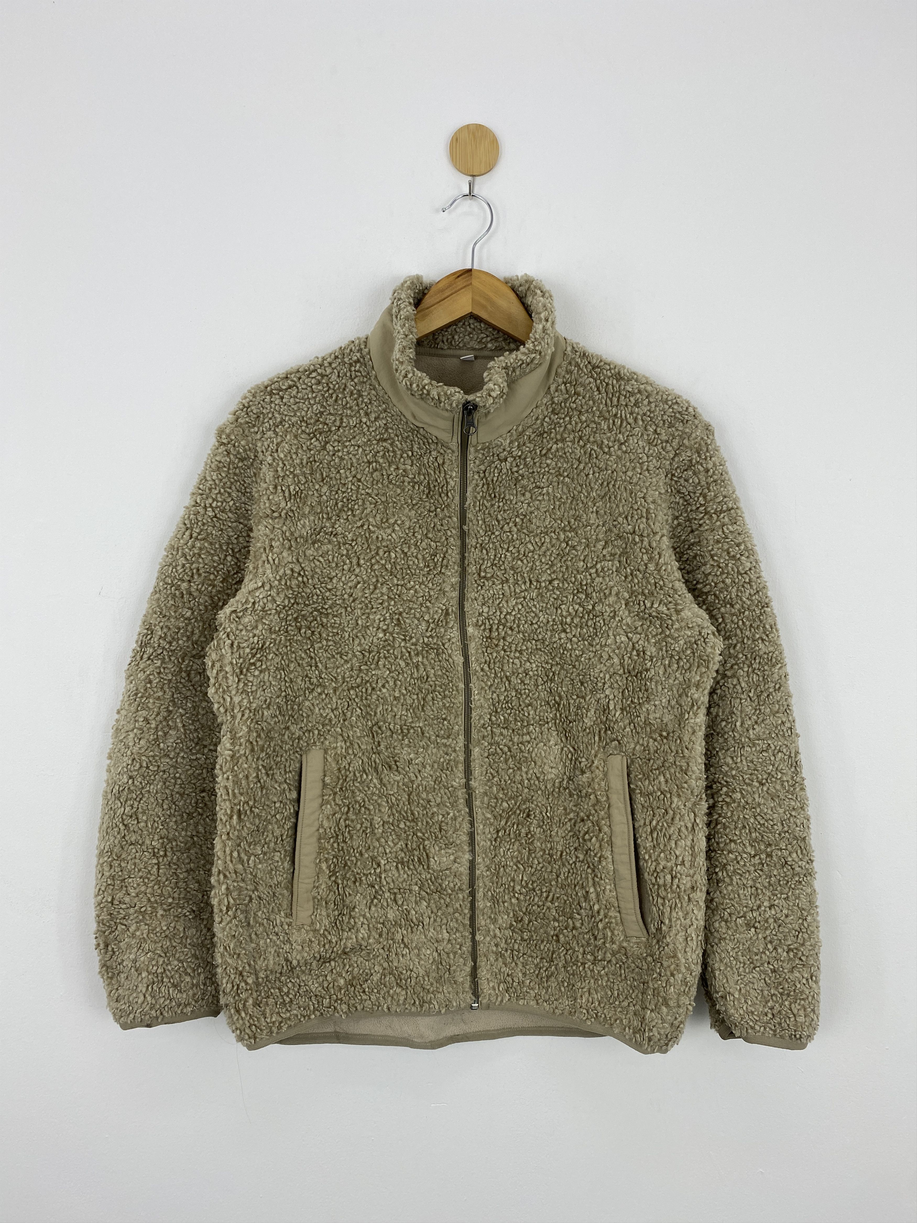 Japanese Brand × Uniqlo × Vintage Vintage Uniqlo Sherpa Zipper Bomber Jacket With Hoodie Size US M / EU 48-50 / 2 - 1 Thumbnail