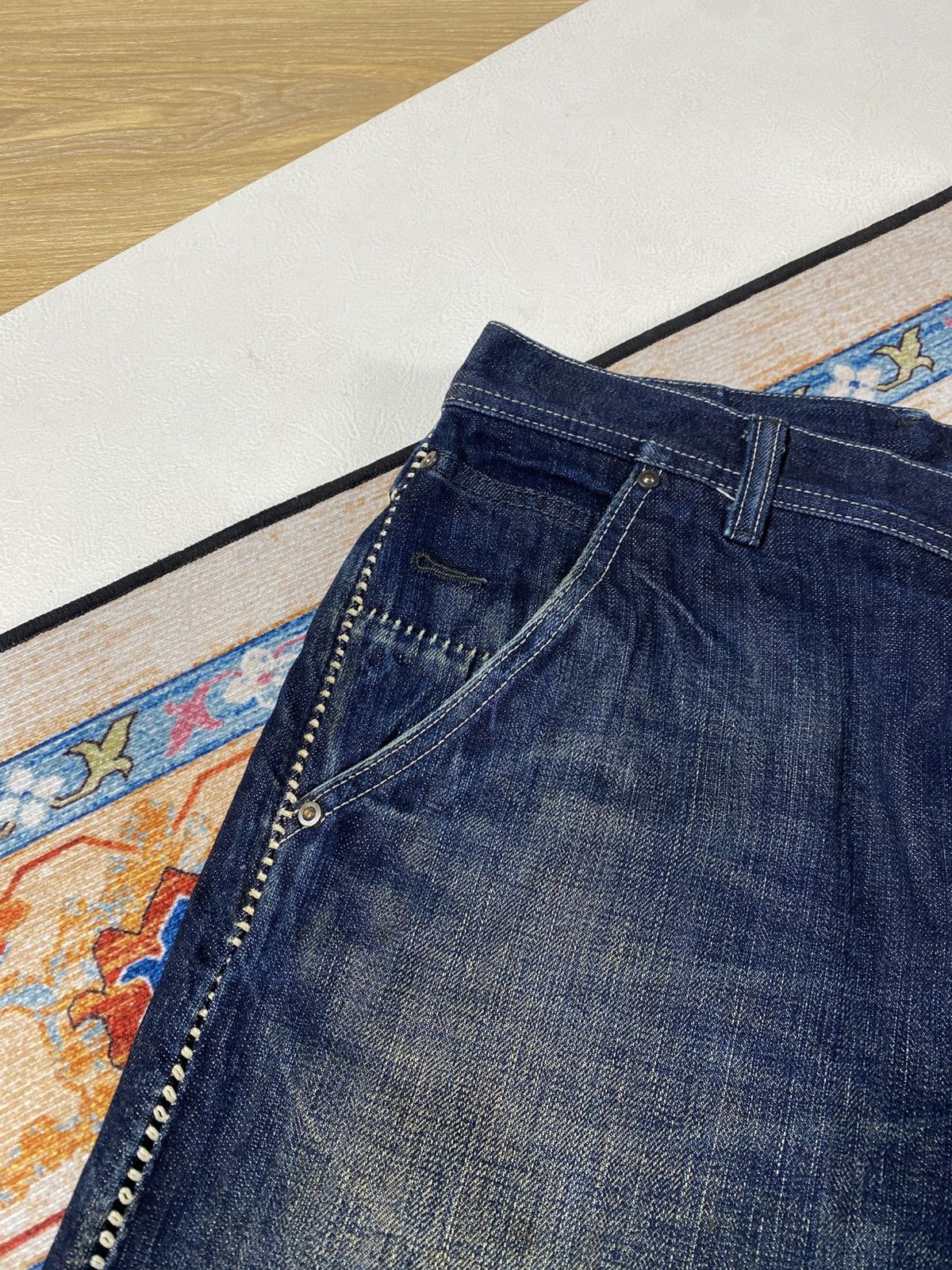 Japanese Brand One gravity selvedge carpenter jeans Size US 32 / EU 48 - 6 Thumbnail