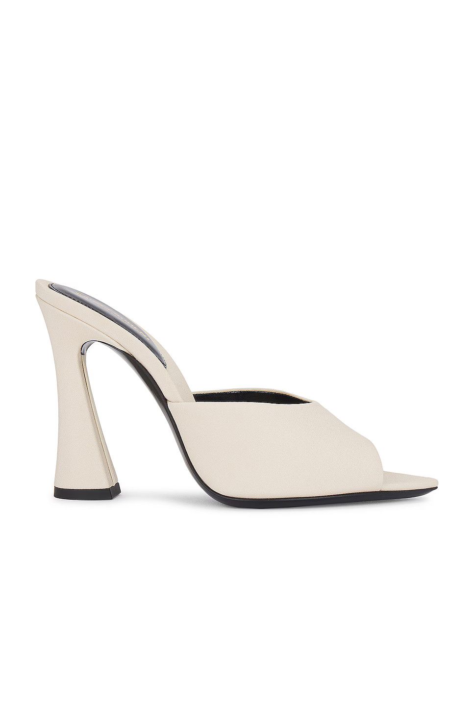 Saint Laurent Paris oc11z1125 Suite Mules in Crepe De Chine in White Size US 6 / IT 36 - 1 Thumbnail