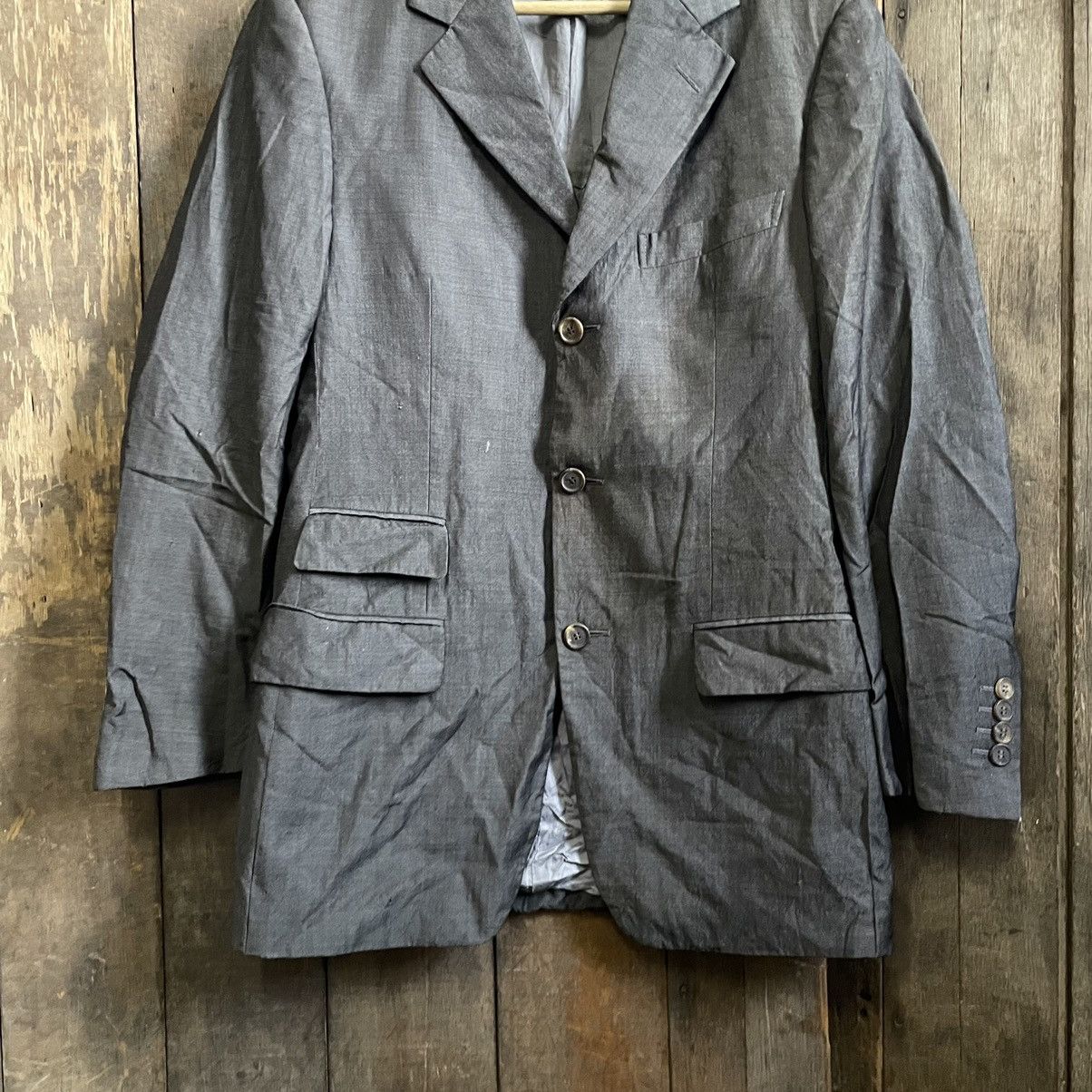 Gucci Vintage Distress Gucci Tom Ford Blazer Wool 3 Button Jacket Size 46R - 4 Thumbnail