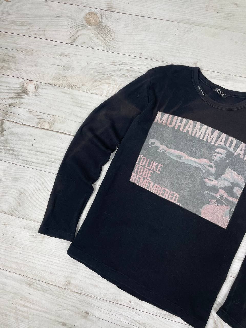 Dolce & Gabbana Dolce & Gabbana Muhammad Ali T-Shirt Long Sleeve Big logo Size US S / EU 44-46 / 1 - 8 Thumbnail