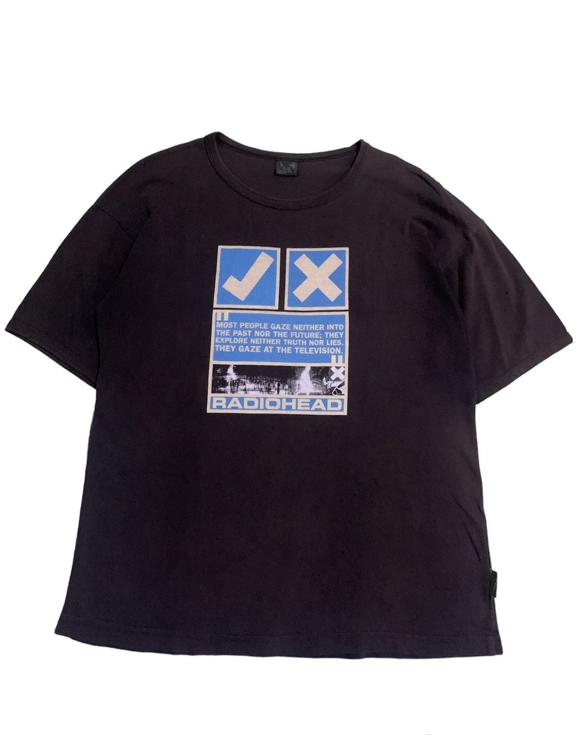 Band Tees × Vintage Vintage 00s Radiohead Television Tee | Grailed