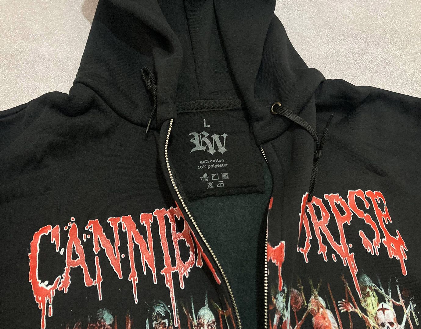 Band Tees Zip-hoodie Cannibal Corpse - Butchered at Birth Size US L / EU 52-54 / 3 - 5 Thumbnail