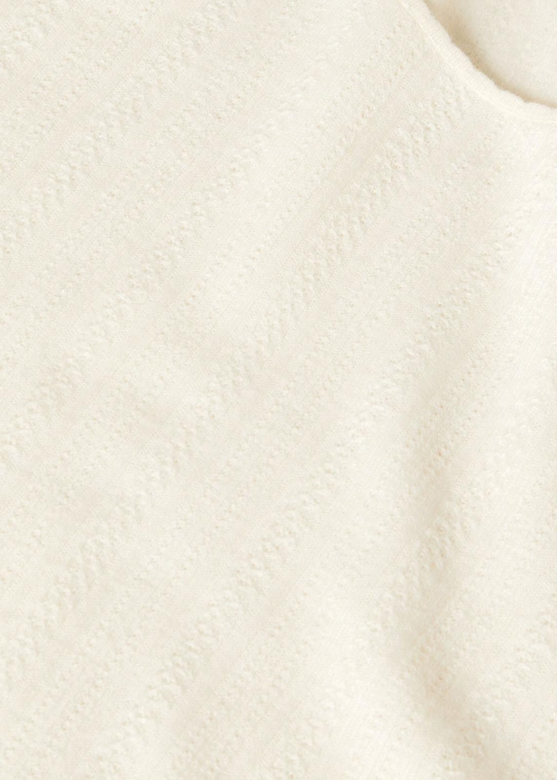 Loro Piana o1srvl11e0425 FAN6384 Cocooning Scoop Neck Sweater in White Size XS / US 0-2 / IT 36-38 - 2 Thumbnail