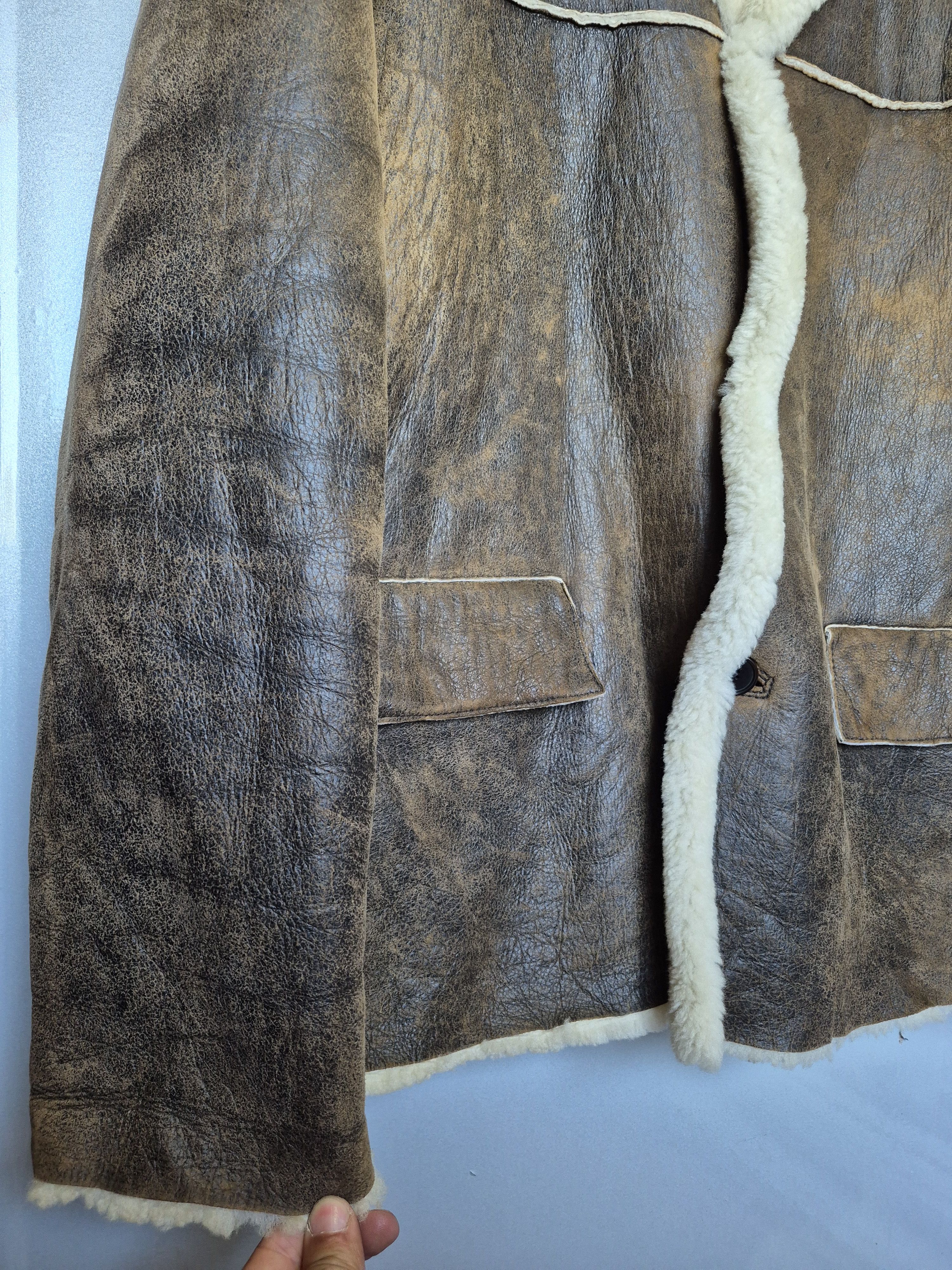 John Varvatos John Varvatos lather Jacket Coat Brown Men Size USA 46 EU 56 Size US XL / EU 56 / 4 - 3 Thumbnail