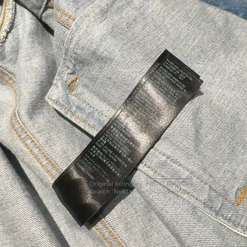 Balenciaga Balenciaga Wash-Distressed Blue Denim Jacket Size US S / EU 44-46 / 1 - 5 Thumbnail