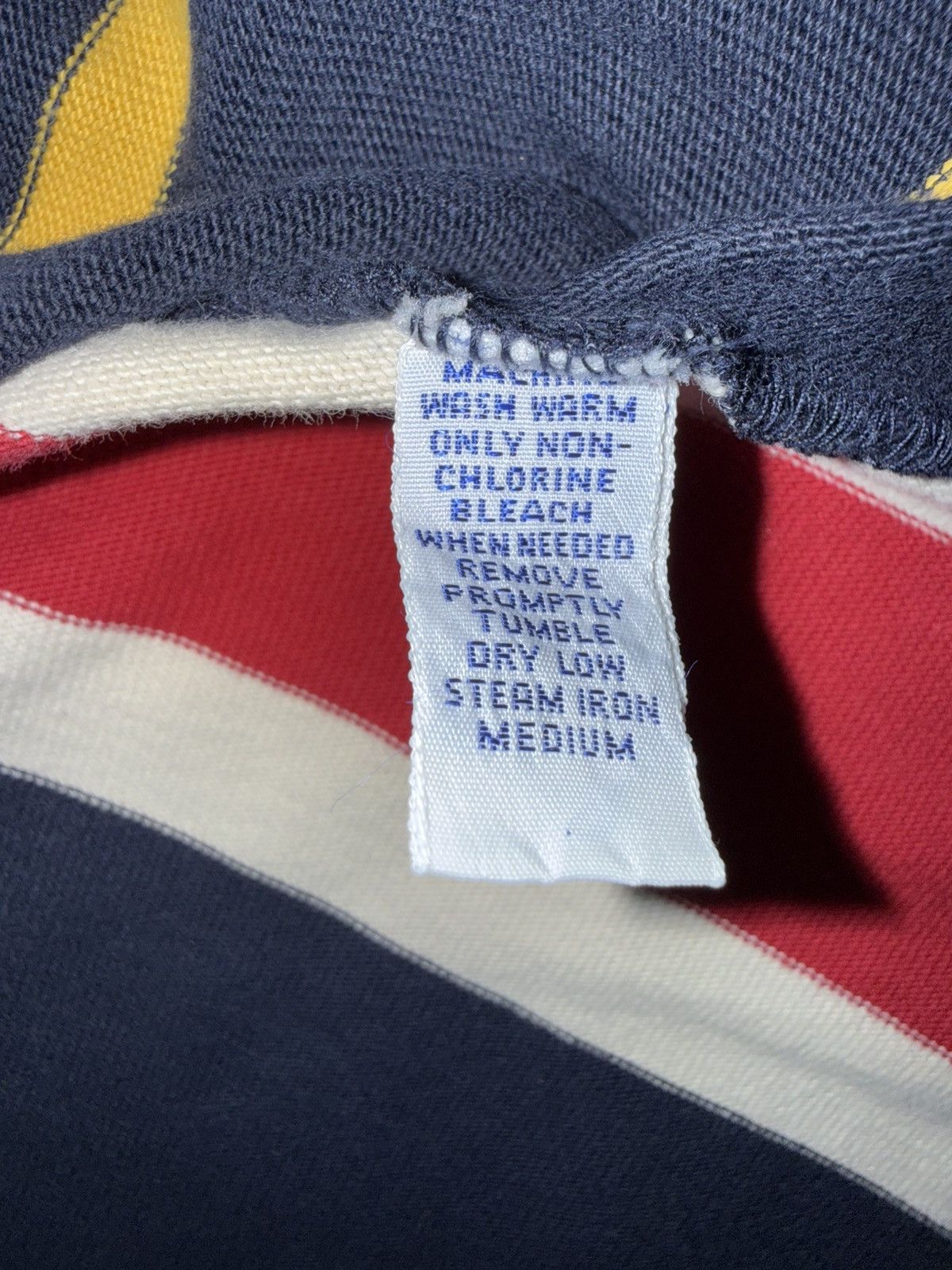 Polo Ralph Lauren Vintage Polo Ralph Lauren Striped Rugby Shirt XL Size US XL / EU 56 / 4 - 4 Thumbnail