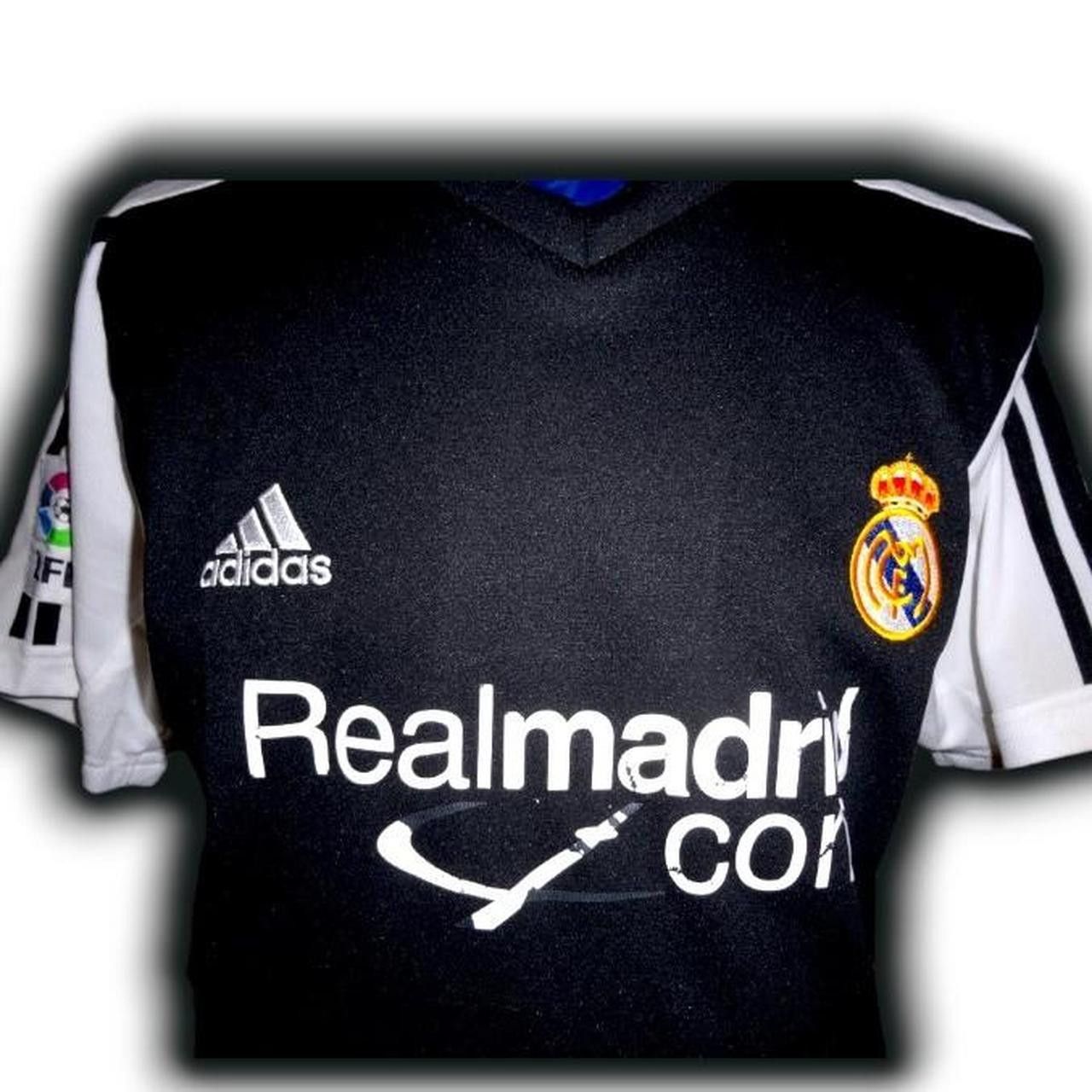Adidas Real Madrid 2001 2002 Away Shirt Jersey Size US S / EU 44-46 / 1 - 4 Thumbnail