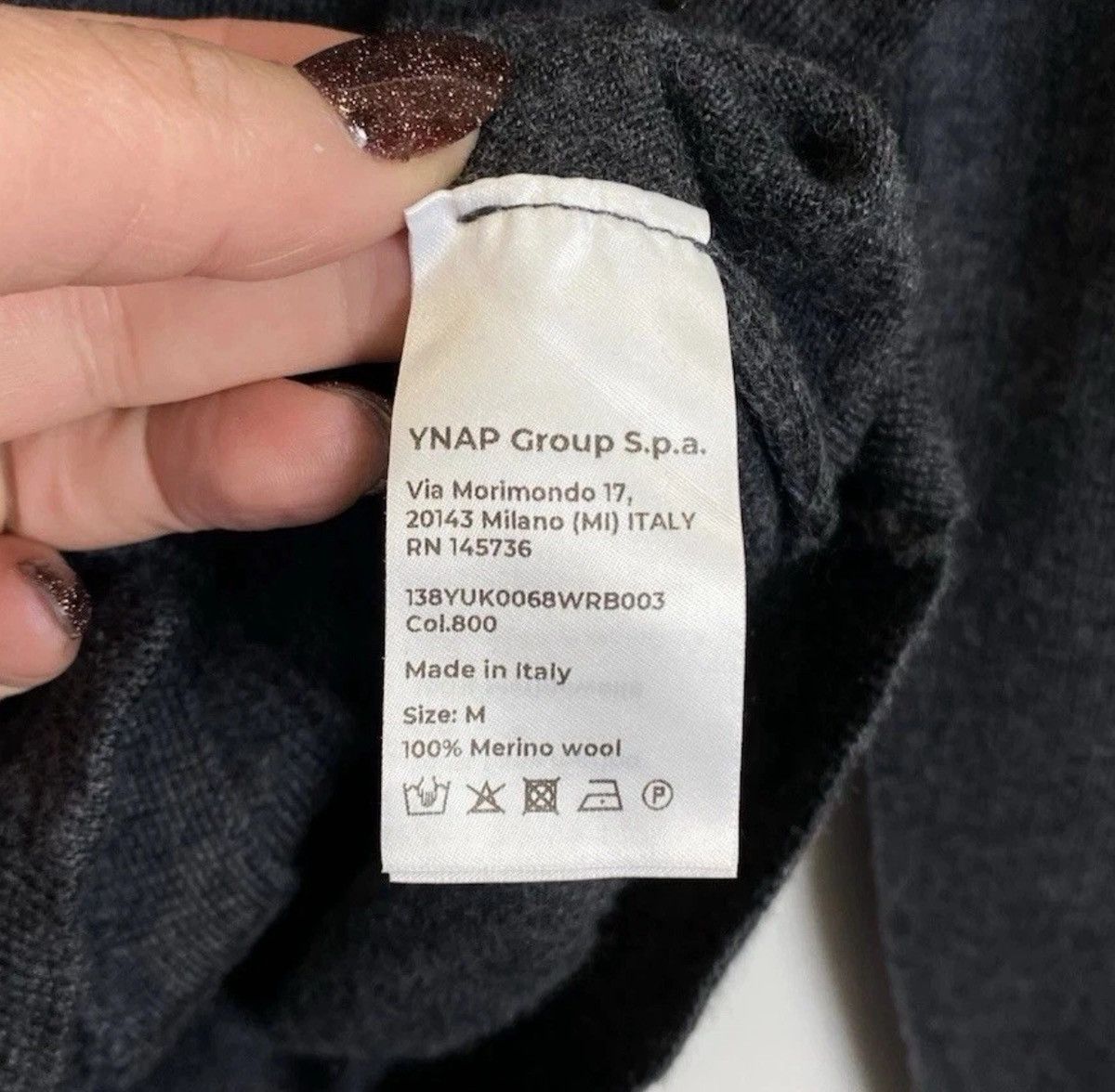 8 by YOOX 8 By Yoox V-Neck Merino Wool Cardigan Sweater Jumper Gray Size US M / EU 48-50 / 2 - 5 Thumbnail