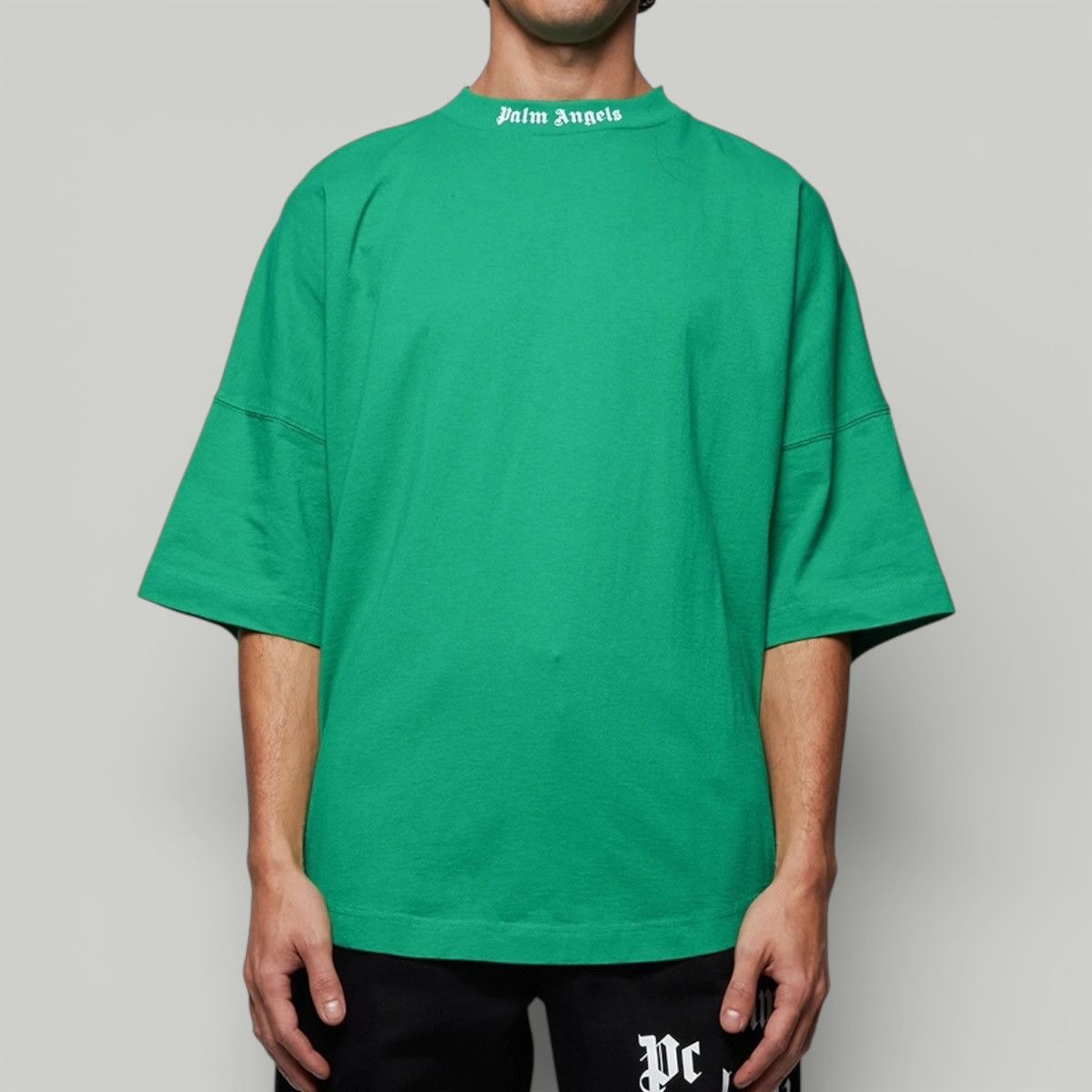 Palm Angels Palm Angels Forest Green Logo T-shirt *NEW* Size US XL / EU 56 / 4 - 9 Thumbnail