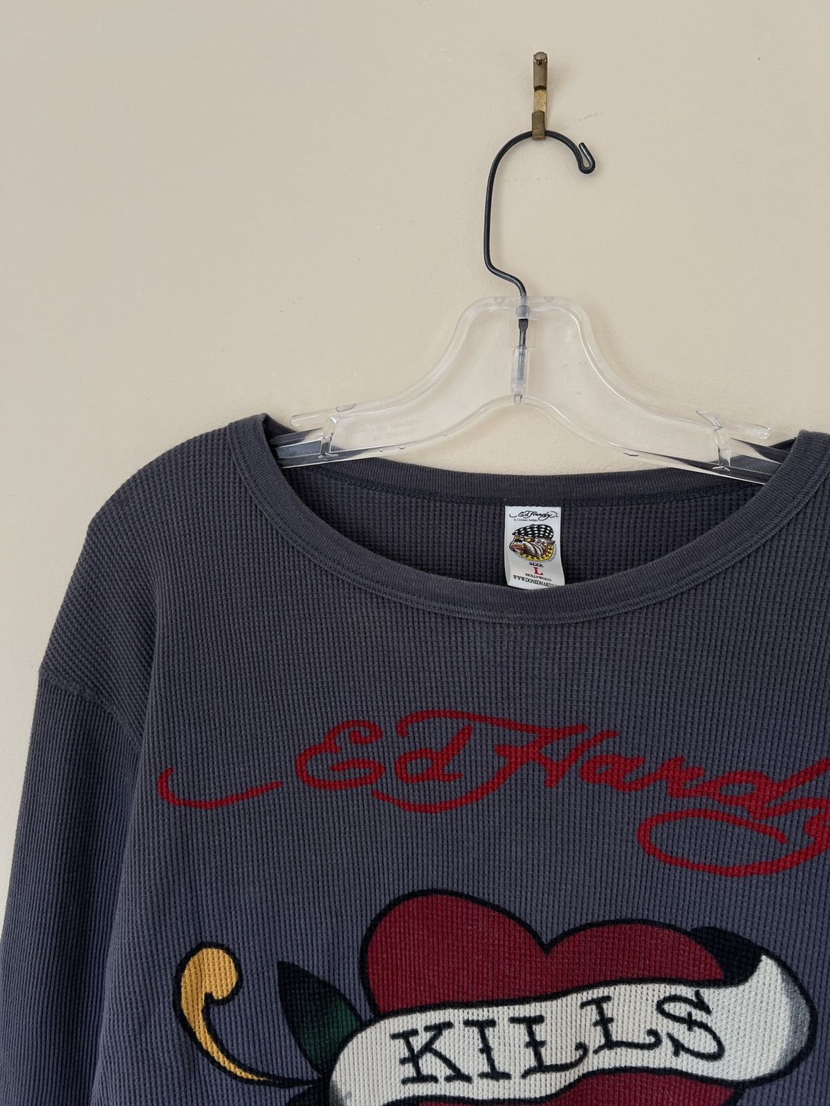 Ed Hardy Ed Hardy By Christian Audigier Love Kills Slowly Shirt Size US L / EU 52-54 / 3 - 3 Thumbnail