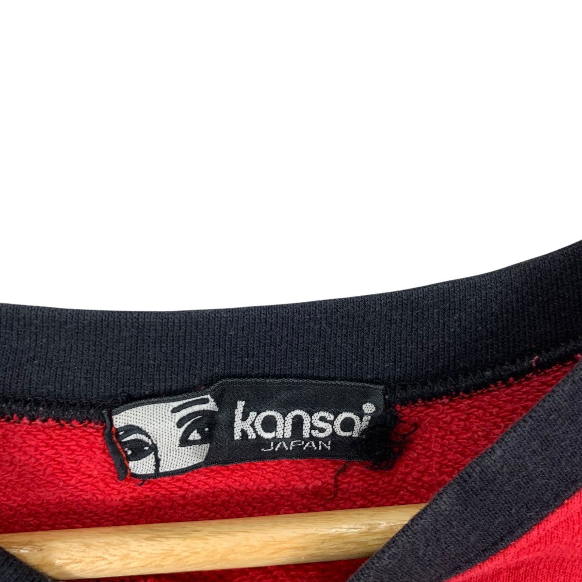 Kansai Yamamoto Vintage 80’ KANSAI YAMAMOTO JAPAN Tiger O2 Eyes Tag Size L / US 10 / IT 46 - 6 Thumbnail