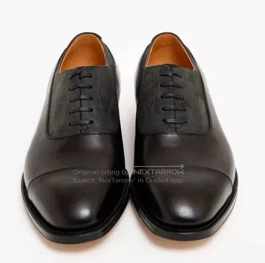 Forme D'Expression forme Long Vamp Balmoral Calf Leather Shoes. Size US 6 / EU 39 - 5 Thumbnail
