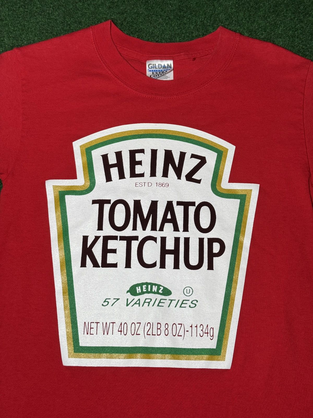 Gildan × Vintage Vintage 90s Heinz Tomato Ketchup Pittsburgh Pa Red T Shirt Size US S / EU 44-46 / 1 - 2 Thumbnail