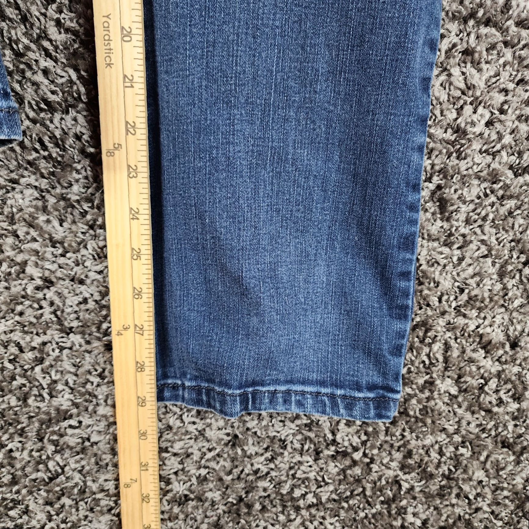 Lee LEE Jeans Women Cotton Blend Classic Fit Straight Leg Blue 16 Petite Womens Jeans 29" Inseam 36" Waist Blue Denim Size 38" / US 16 / IT 52 - 5 Thumbnail