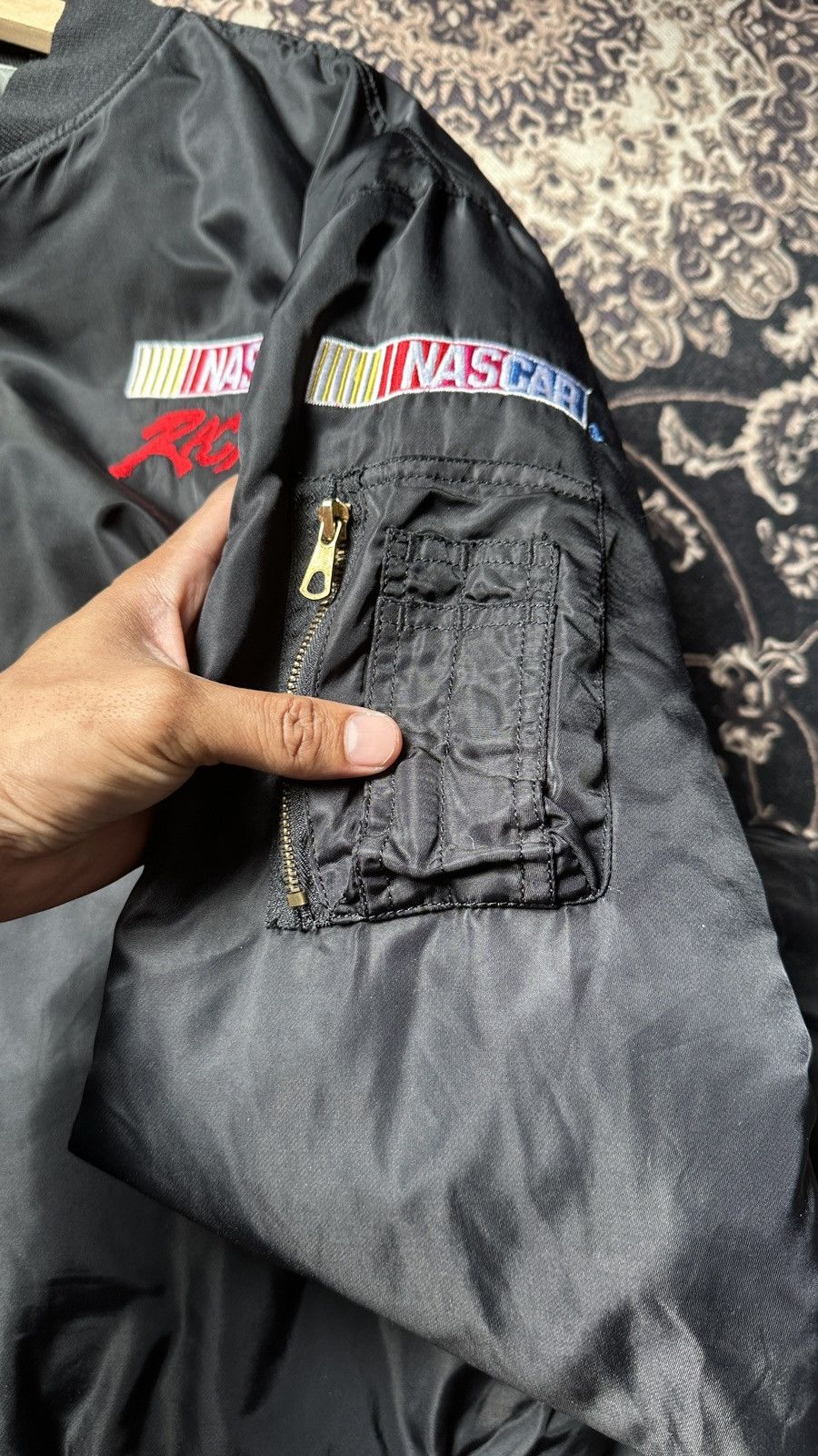 Vintage NASCAR BOMBER REVERSIBLE Size US XXL / EU 58 / 5 - 3 Thumbnail