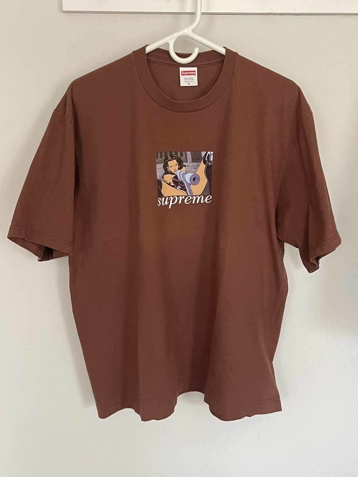 Supreme Aeon Flux Gun Tee (SS22) - $44