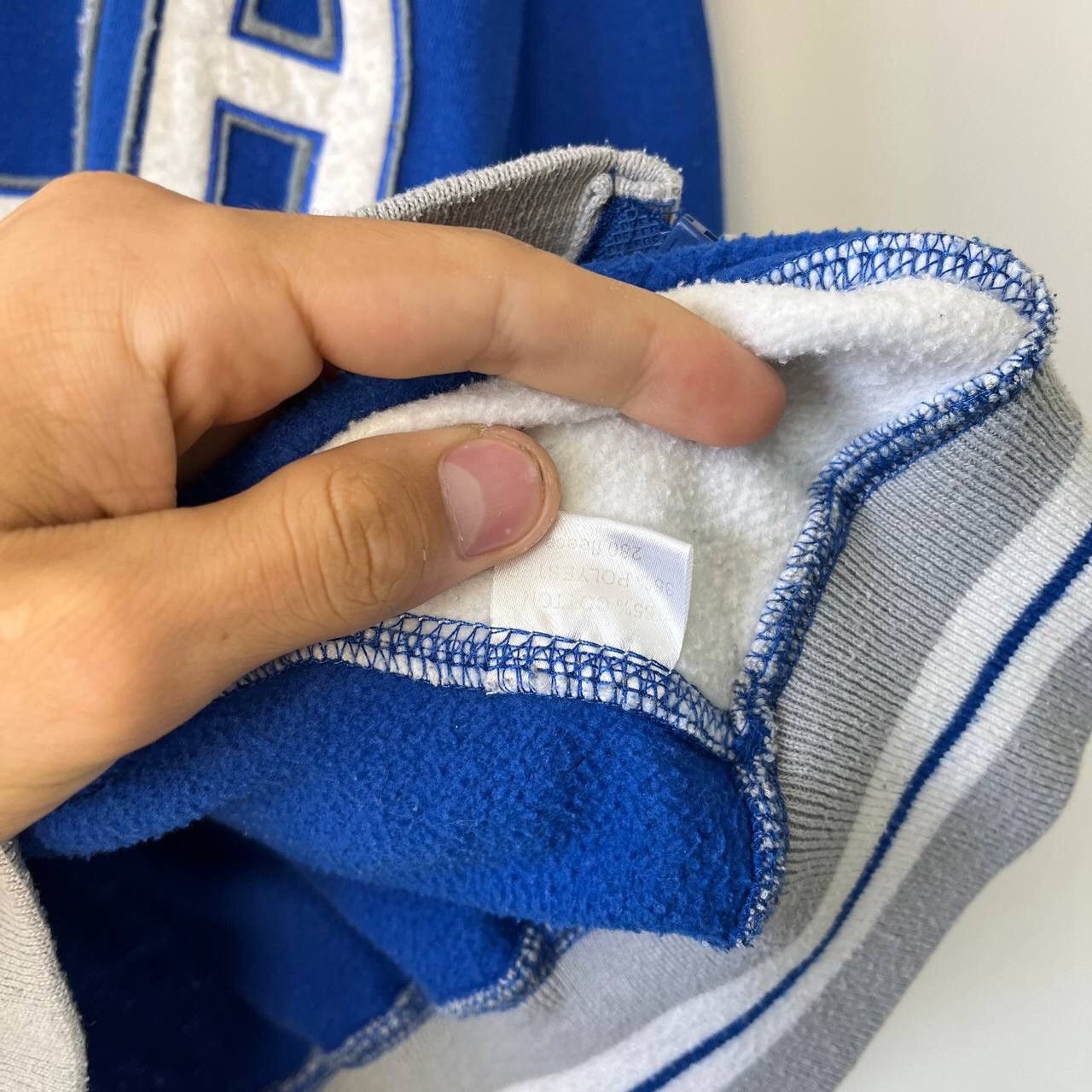 Vintage Y2K Rare 🇮🇹 Blue Italia Team big center logo Soccer Zip Size US M / EU 48-50 / 2 - 2 Thumbnail