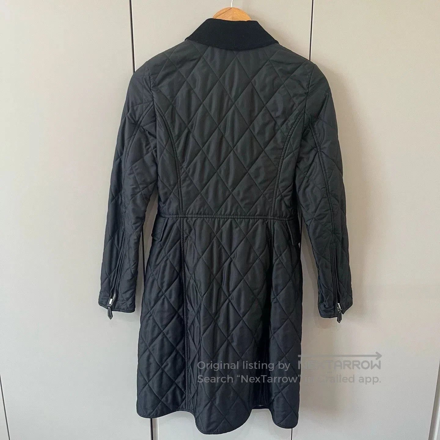 Burberry Burberry Quilted Black Cotton Coat XS. Size US XS / EU 42 / 0 - 2 Thumbnail