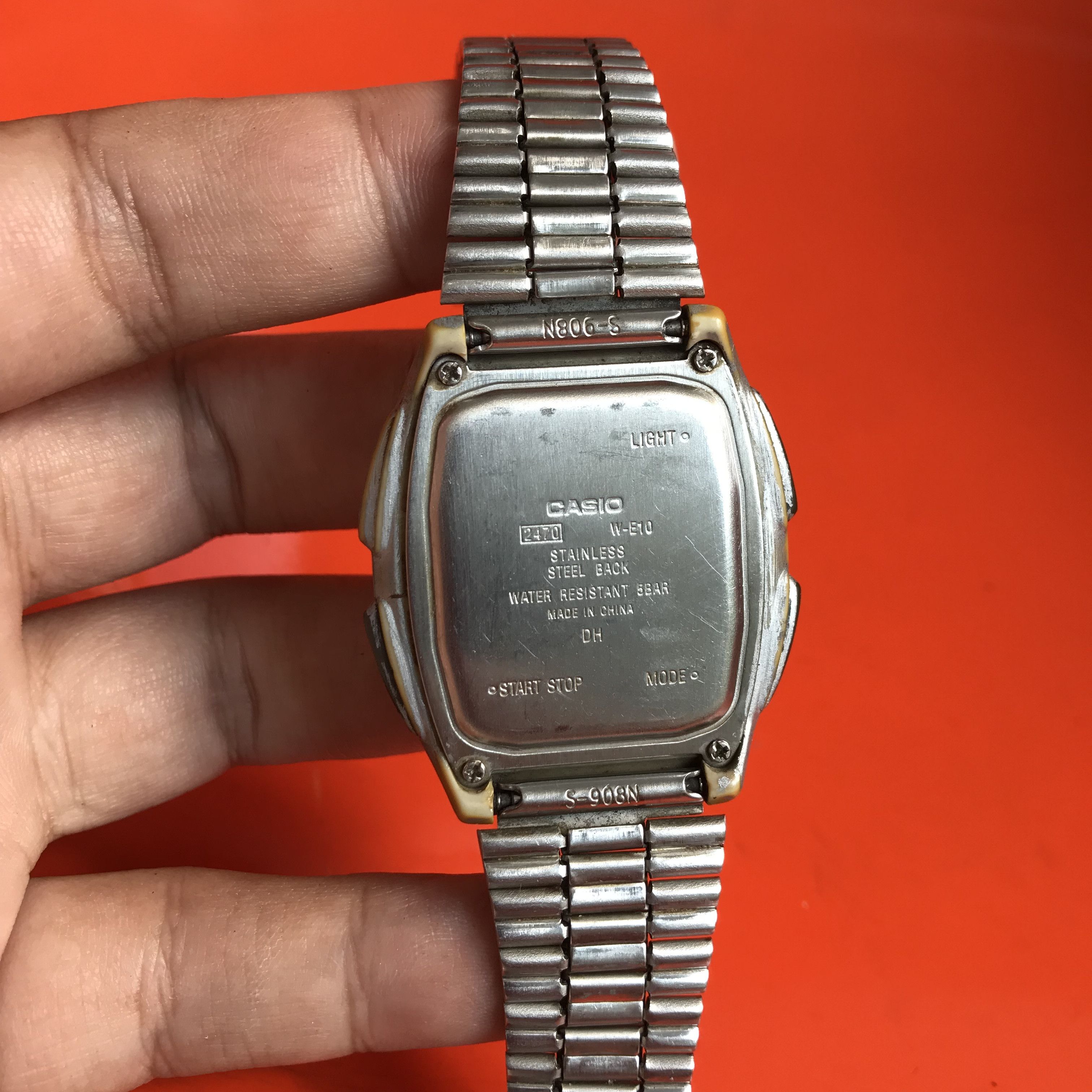 Vintage Casio illuminator Digital Watch mens retro Stainless steel Size ONE SIZE - 8 Thumbnail