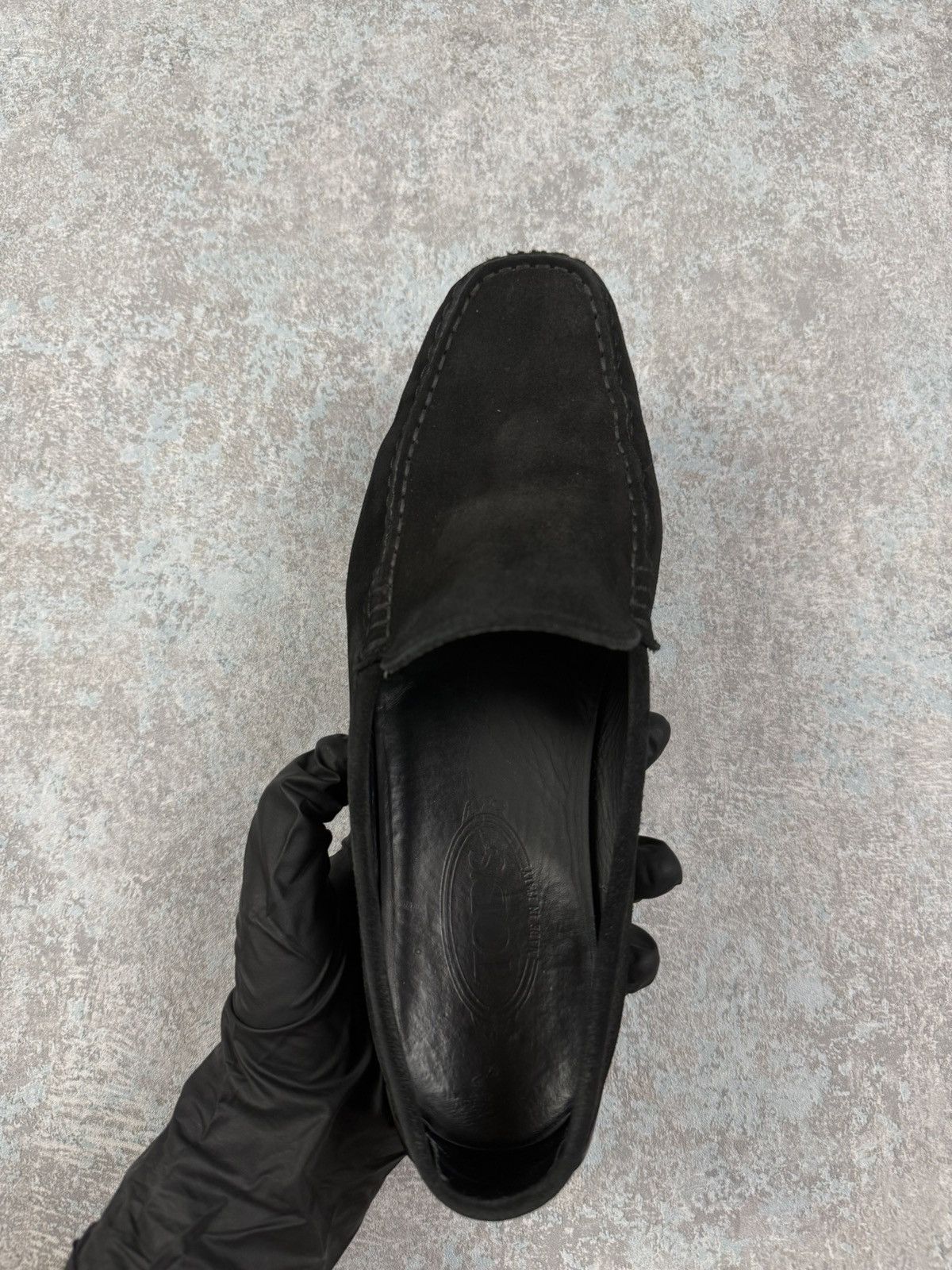 Designer × Tod's Tod's Men's Black Slip On Suede Moccasins Loafers Size 8 Size US 8 / EU 41 - 9 Thumbnail