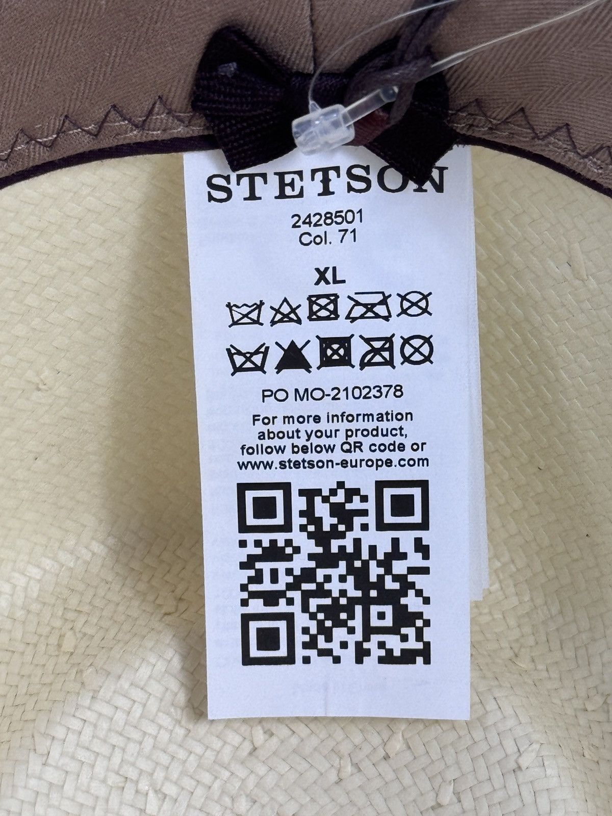 Stetson STRAW HAT XL Size ONE SIZE - 5 Thumbnail