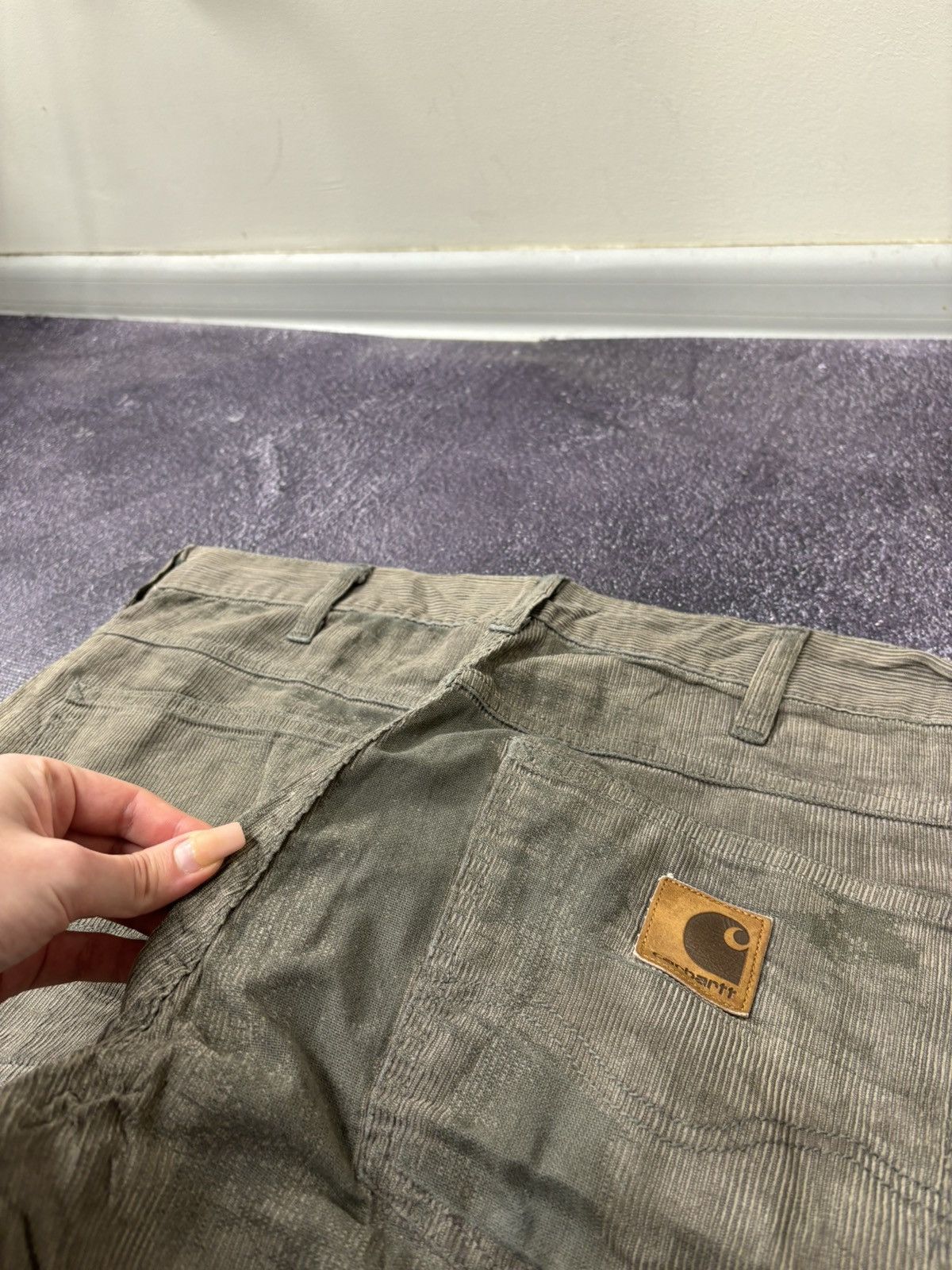 Carhartt Vintage Carhartt Corduroy USA Work Hype Baggy Western Pants Size US 32 / EU 48 - 8 Thumbnail