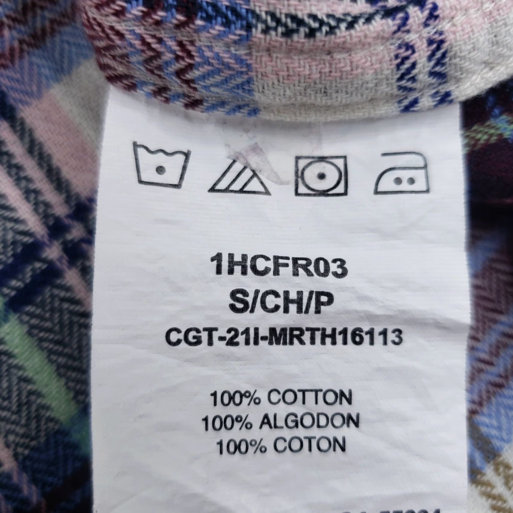 Lee Womens Flannel Shirt Small Lee Blue Pink White Plaid Long Sleeve Casual Size S / US 4 / IT 40 - 7 Thumbnail