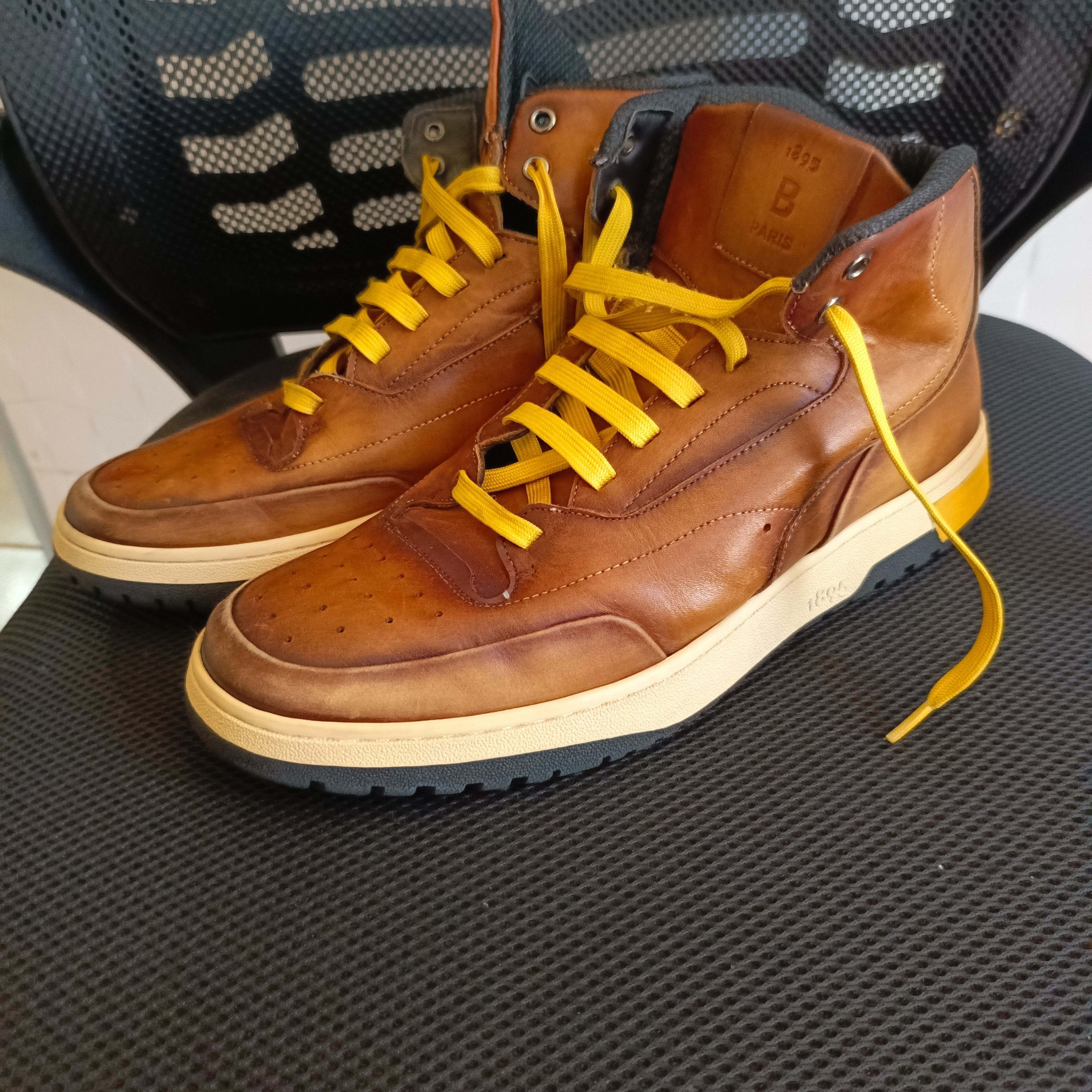 Berluti Berluti hightop sneakers brown leather size 9 Size US 9 / EU 42 - 1 Thumbnail