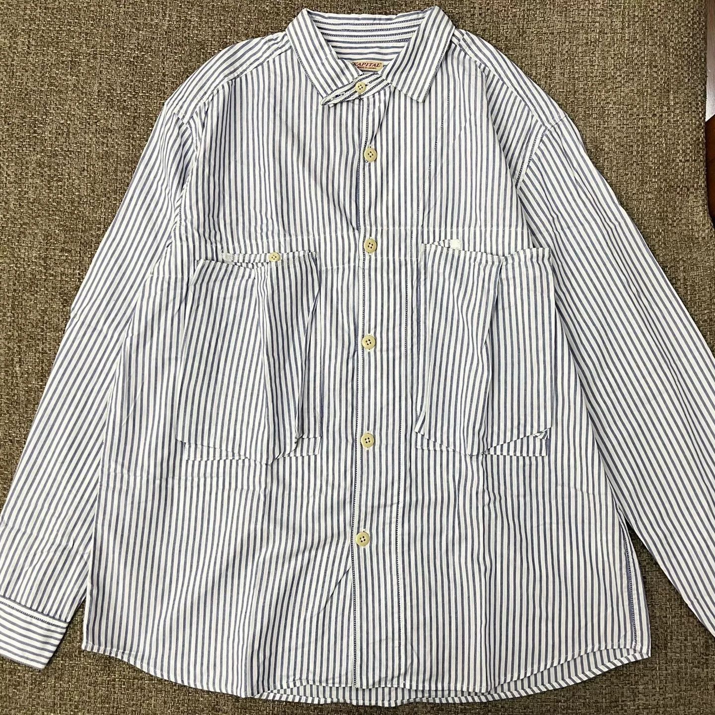 Kapital Kapital Striped Button-Up Shirt Size US M / EU 48-50 / 2 - 1 Thumbnail