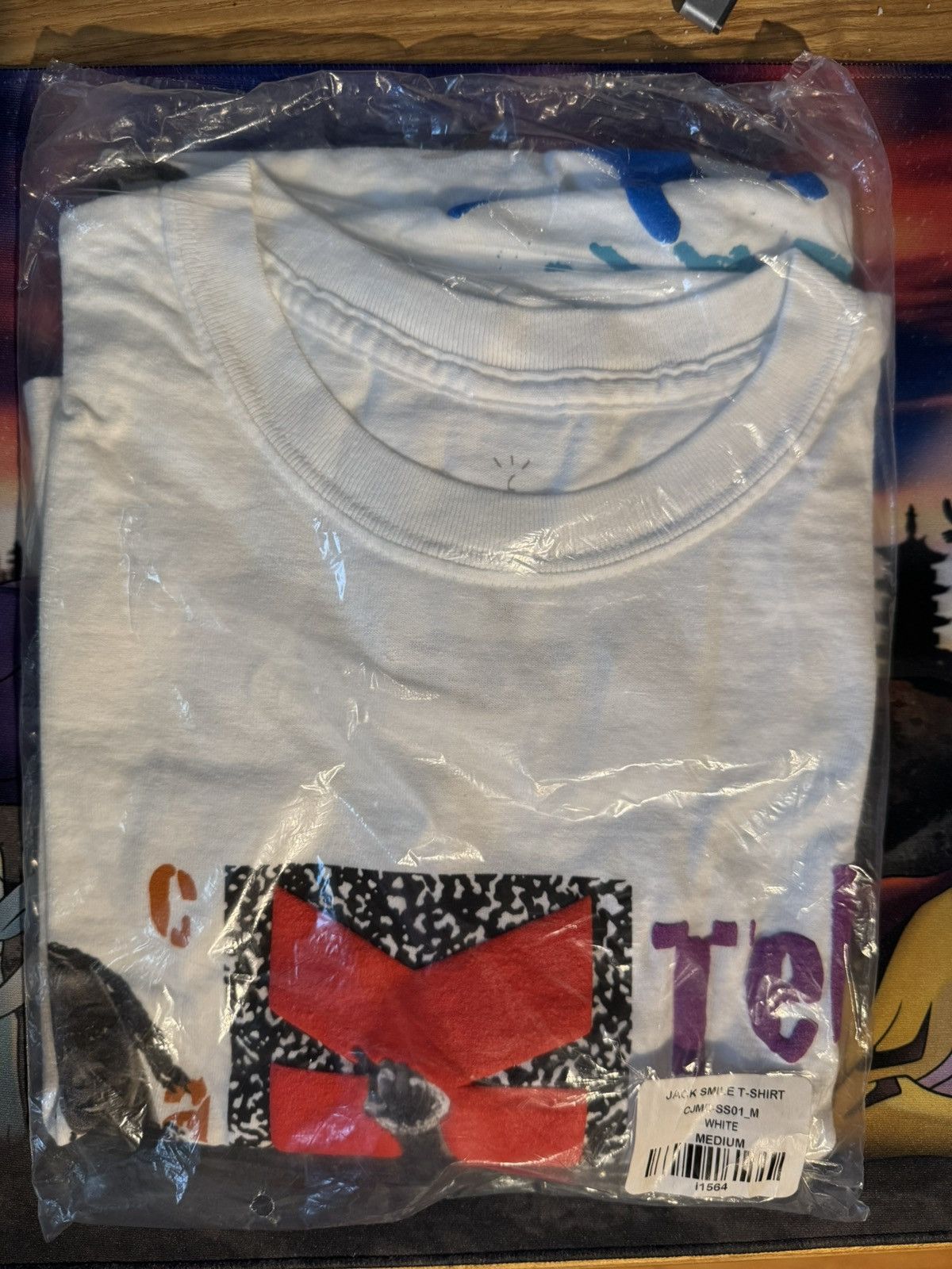 Travis Scott Travis Scott Cactus Jack x Mcdonald’s Jack Smile Tee Size US M / EU 48-50 / 2 - 1 Thumbnail