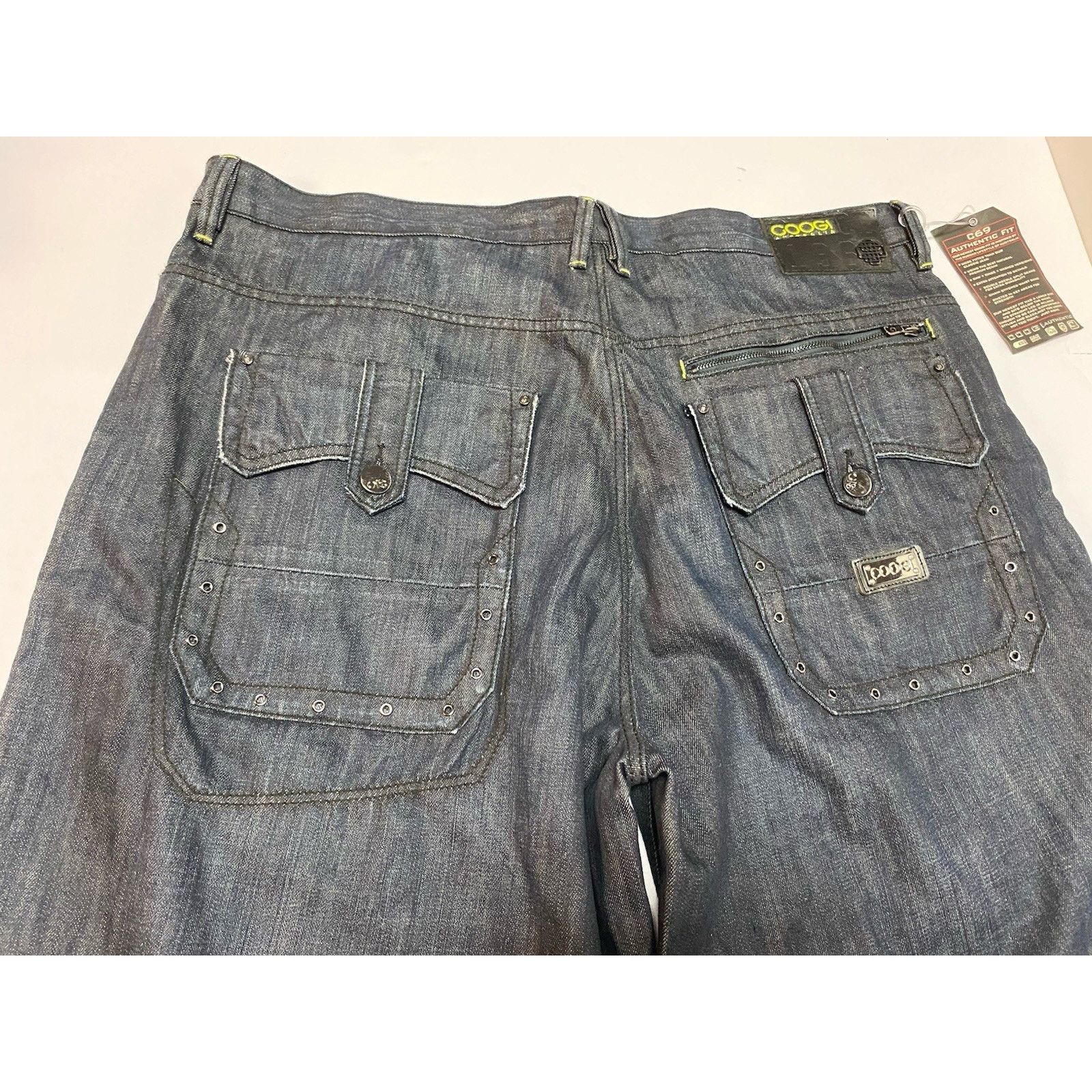 Coogi COOGI Y2K HIP-HOP Blue Denim Shorts Baggy Men’s Sz 44 NWT! Size US 44 / EU 60 - 13 Thumbnail