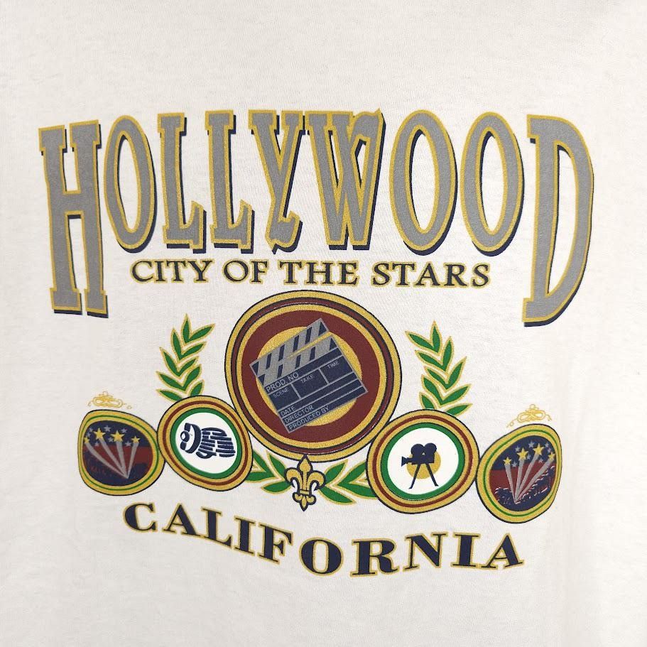 Vintage Vintage Hollywood T Shirt Mens Size XL White Y2K California Size US XL / EU 56 / 4 - 2 Thumbnail