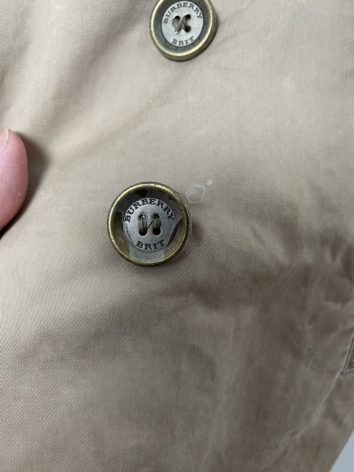 Burberry Burberry-Brit Trench Coat nova check Beige UK 10 USA 8 Size US XS / EU 42 / 0 - 13 Thumbnail