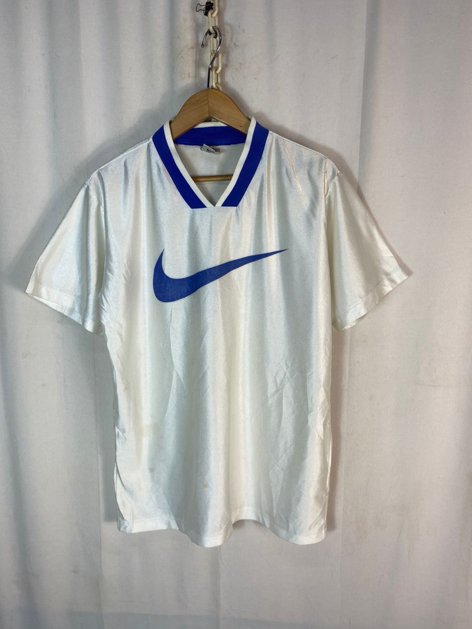 Nike × Vintage Vintage nike swoosh jersey shirt Size US S / EU 44-46 / 1 - 9 Thumbnail