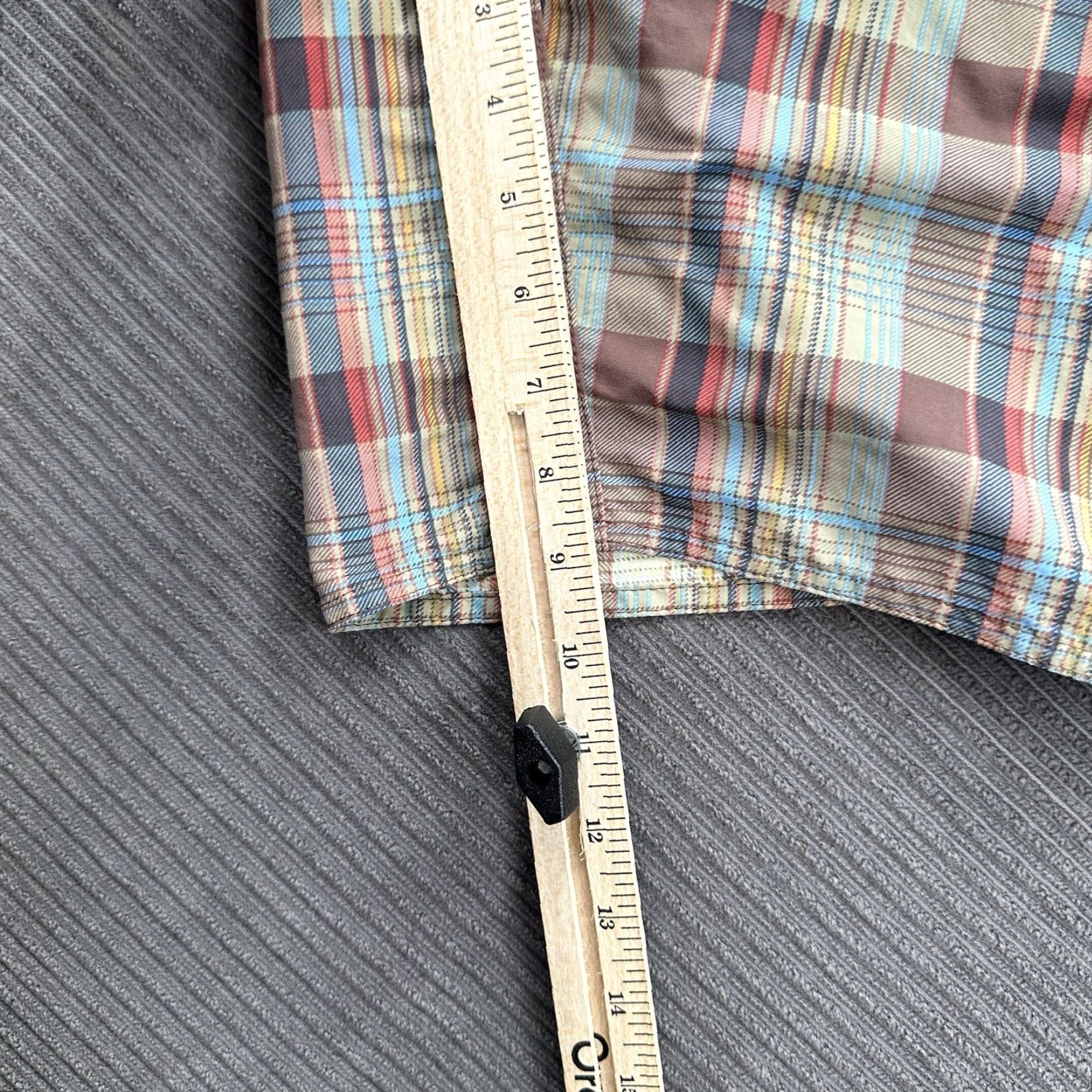 Patagonia Patagonia Shorts Men 32 Nylon Brown Plaid Beach Casual Size US 32 / EU 48 - 6 Thumbnail