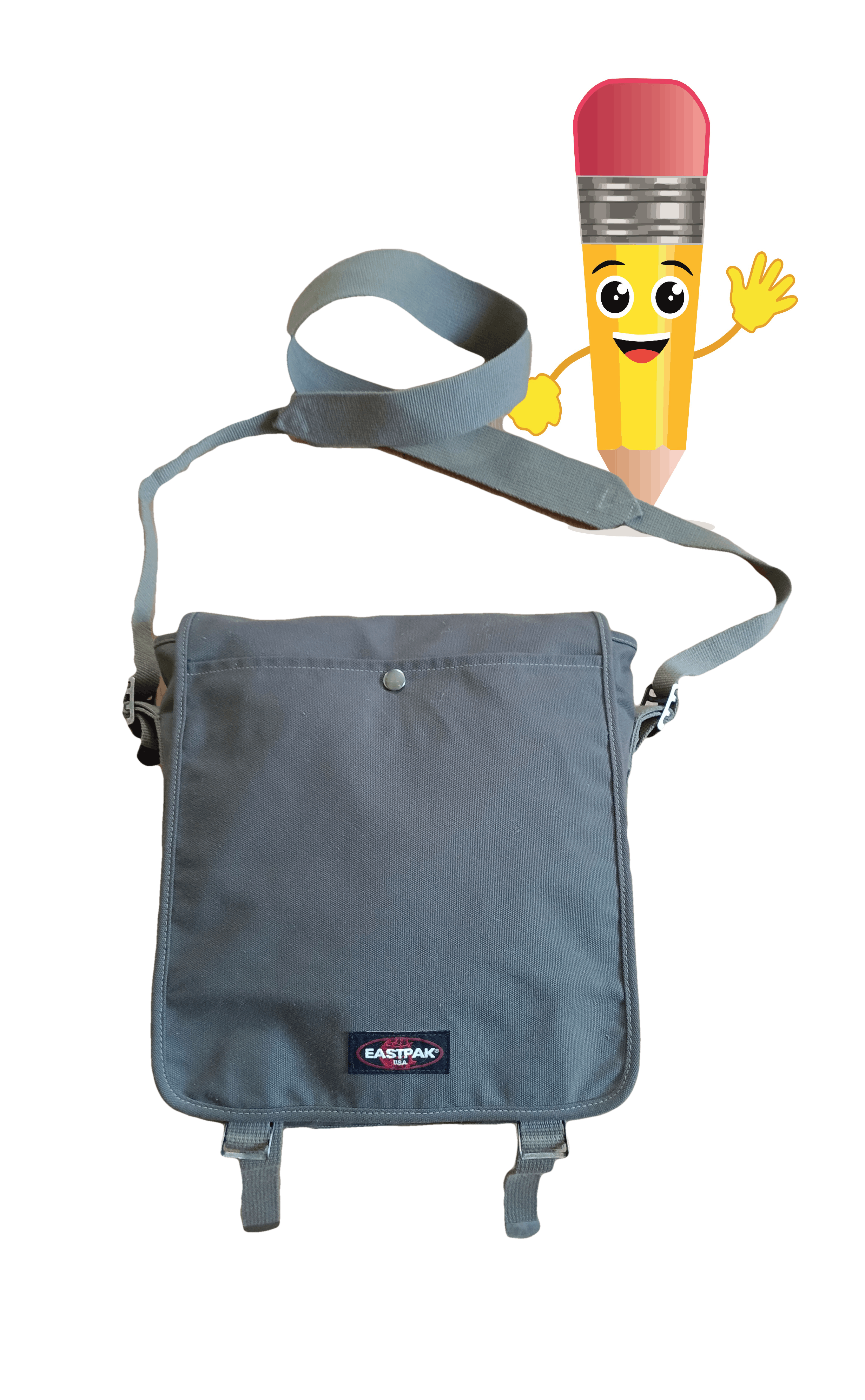 Eastpak × Vintage Eastpack Anarchy messenger bag khaki shoulder cross body bag Size ONE SIZE - 1 Thumbnail