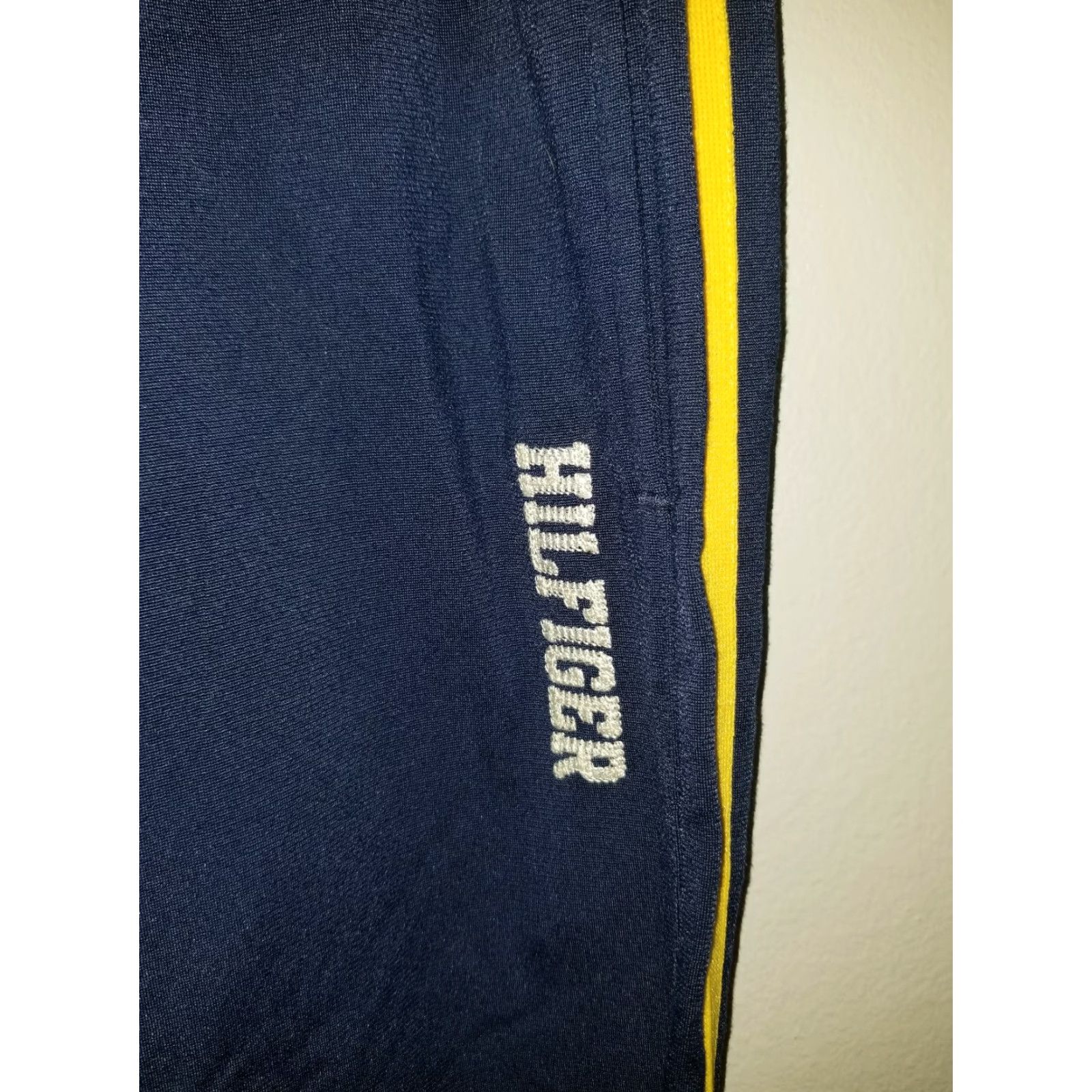 Tommy Hilfiger VINTAGE Tommy Hilfiger Athletics Sweatpants Trackpants Mens XL Blue Sweatpants Ankle Zipper Drawstring Elastic Waist Sport Pants Athleisure Size US 36 / EU 52 - 2 Thumbnail