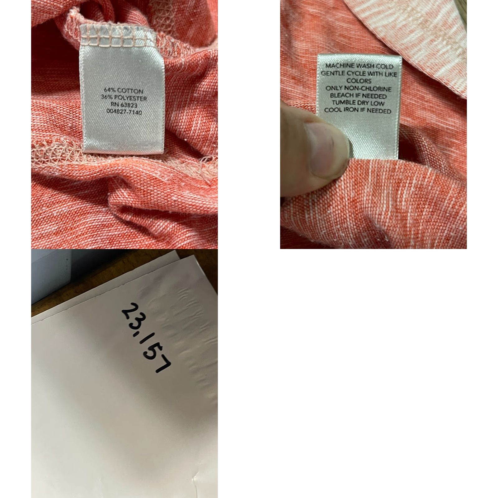 Vintage Christopher & Banks Shirt Women S Pink Long Sleeve Pullover Casual Regular Size S / US 4 / IT 40 - 8 Thumbnail