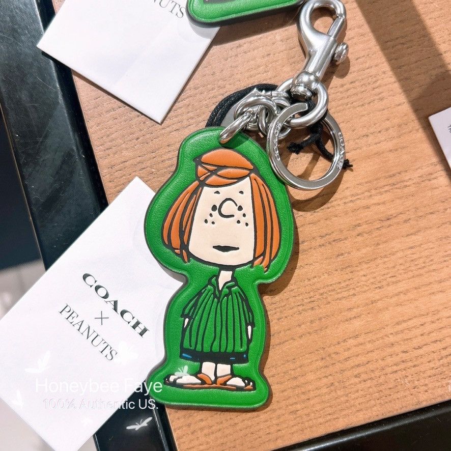 Coach Coach X Peanuts Peppermint Patty Bag Charm CBG57 Size ONE SIZE - 1 Thumbnail