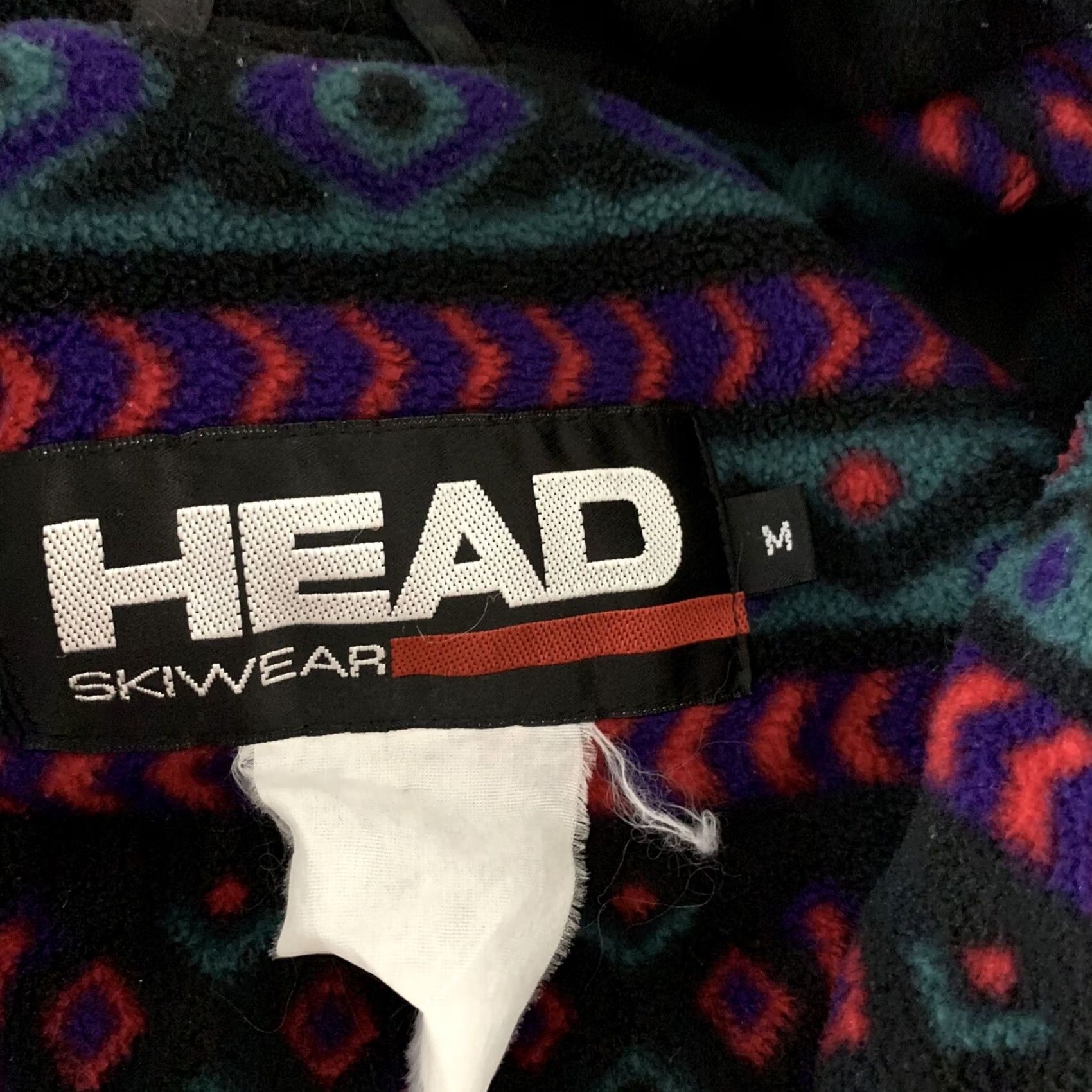 Vintage VTG HEAD 3-in-1 Ski Jacket Mens M Red Shell Aztec Fleece Jacket Size US M / EU 48-50 / 2 - 4 Thumbnail