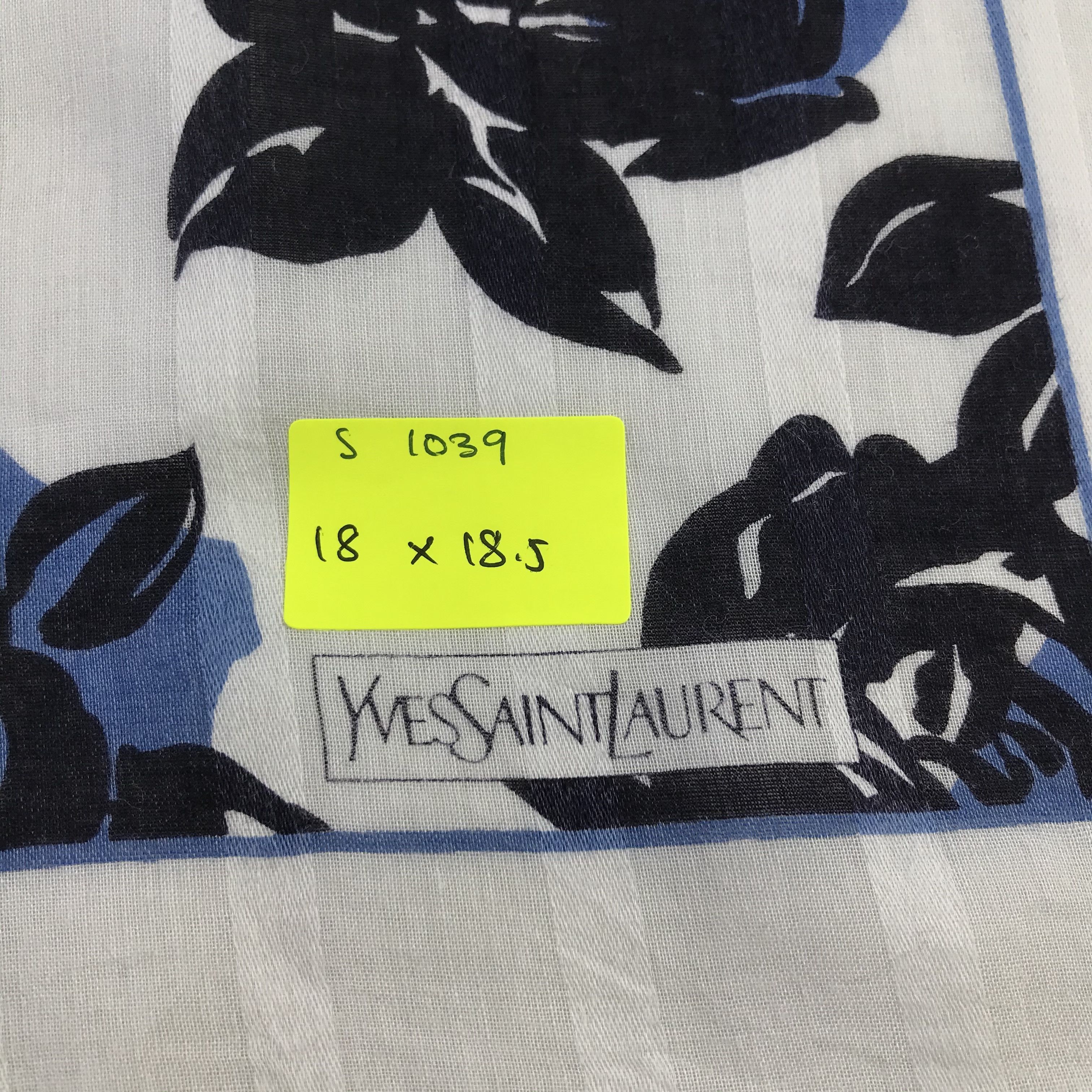 Vintage × Yves Saint Laurent Yves Saint Laurent Bandana / Handkerchief/Neckerchief -S1039 Size ONE SIZE - 5 Thumbnail