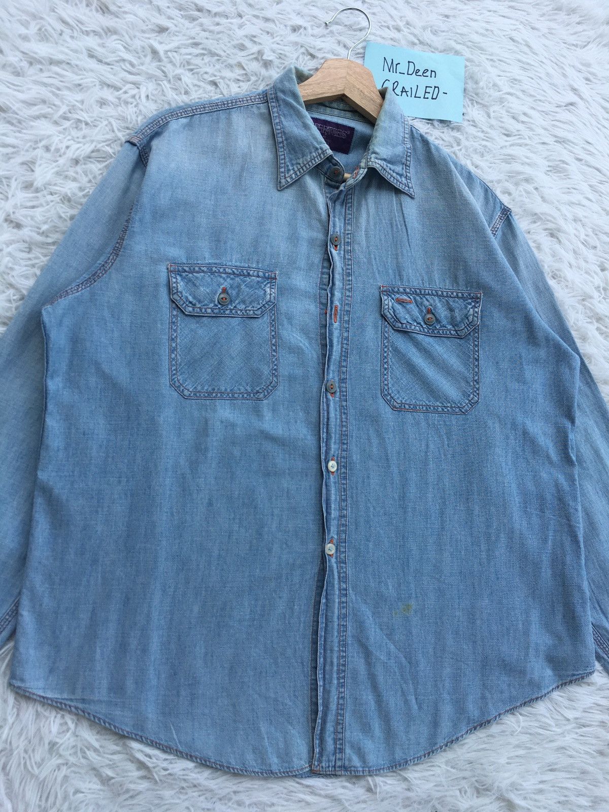 Nepenthes Rare Vintage Nepenthes Jeans Shirt Size US L / EU 52-54 / 3 - 6 Thumbnail