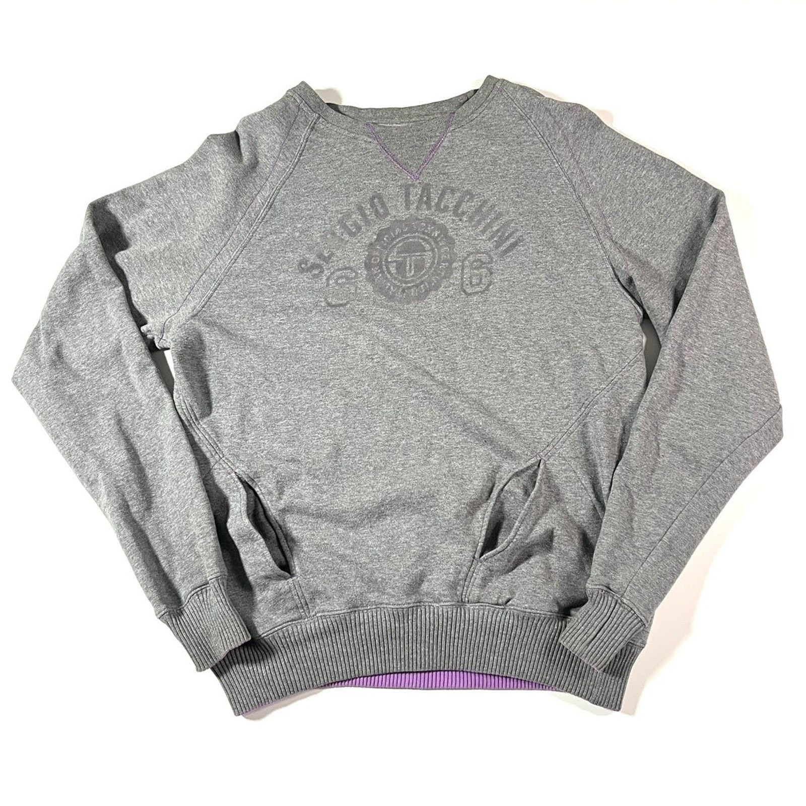Hype × Streetwear RAYSCORRUPTEDMIND Misplaced Face Grey Crewneck 